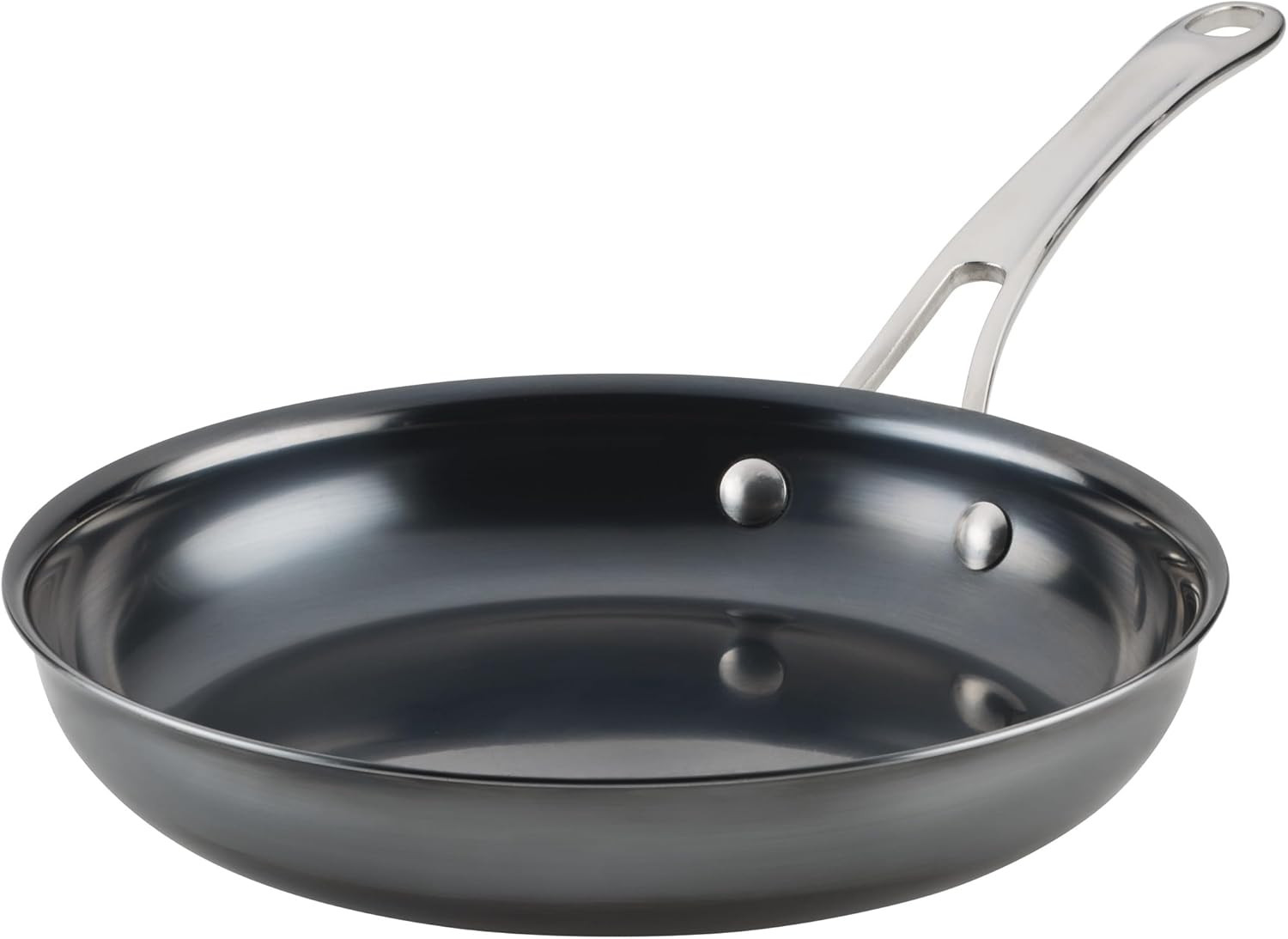 Everlast 10″ Carbon Steel Frying Pan with Helper Handle – All Cooktops Safe