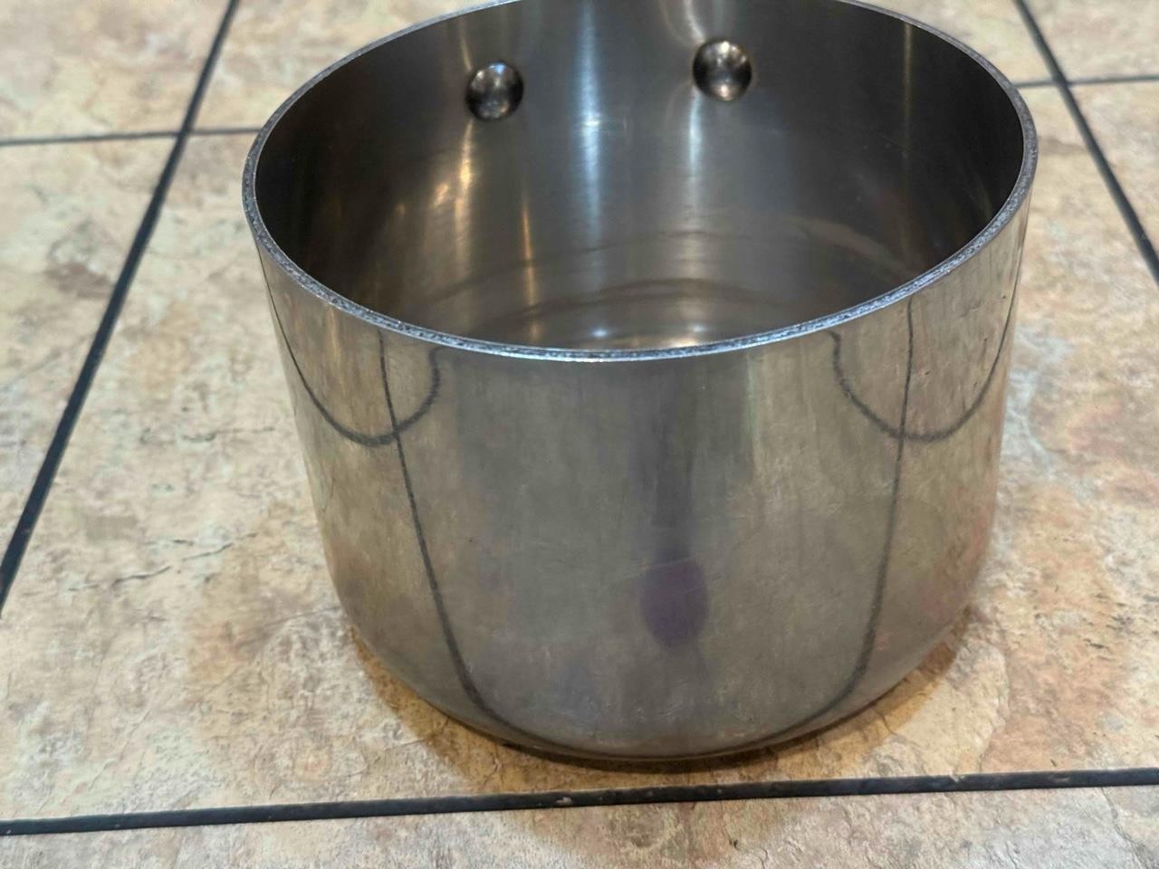 All Clad 2 Qt Quart Saucepan Pot Stainless Steel Usa 6” X 4.5” Tall With Lid