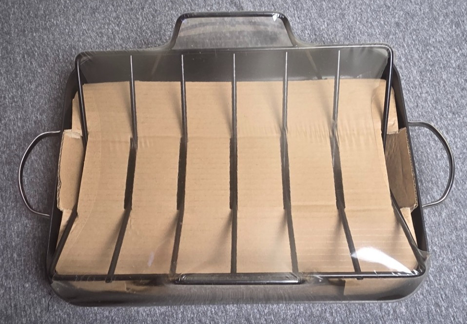 Thomas Professional Cookware Hard Anodised Roasting Pan w/ Rack New Open Box