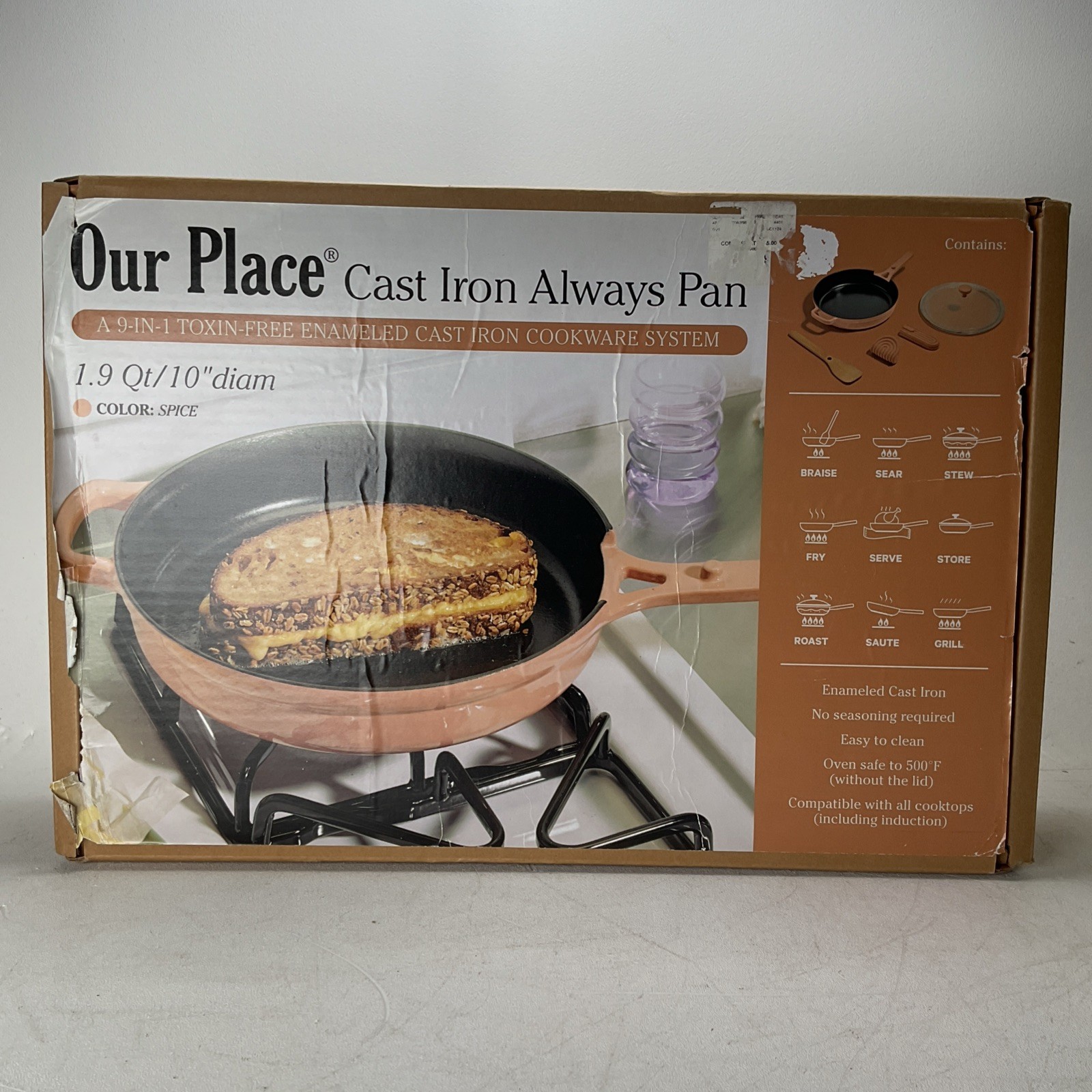 Our Place Cast Iron Always Pan 10.5 Inch 8-in-1 multifunctionality – Spice