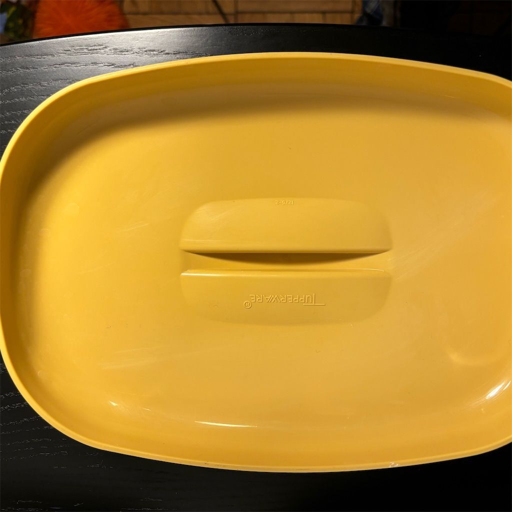 Vintage Tupperware Harvest Gold 3 piece Steamer