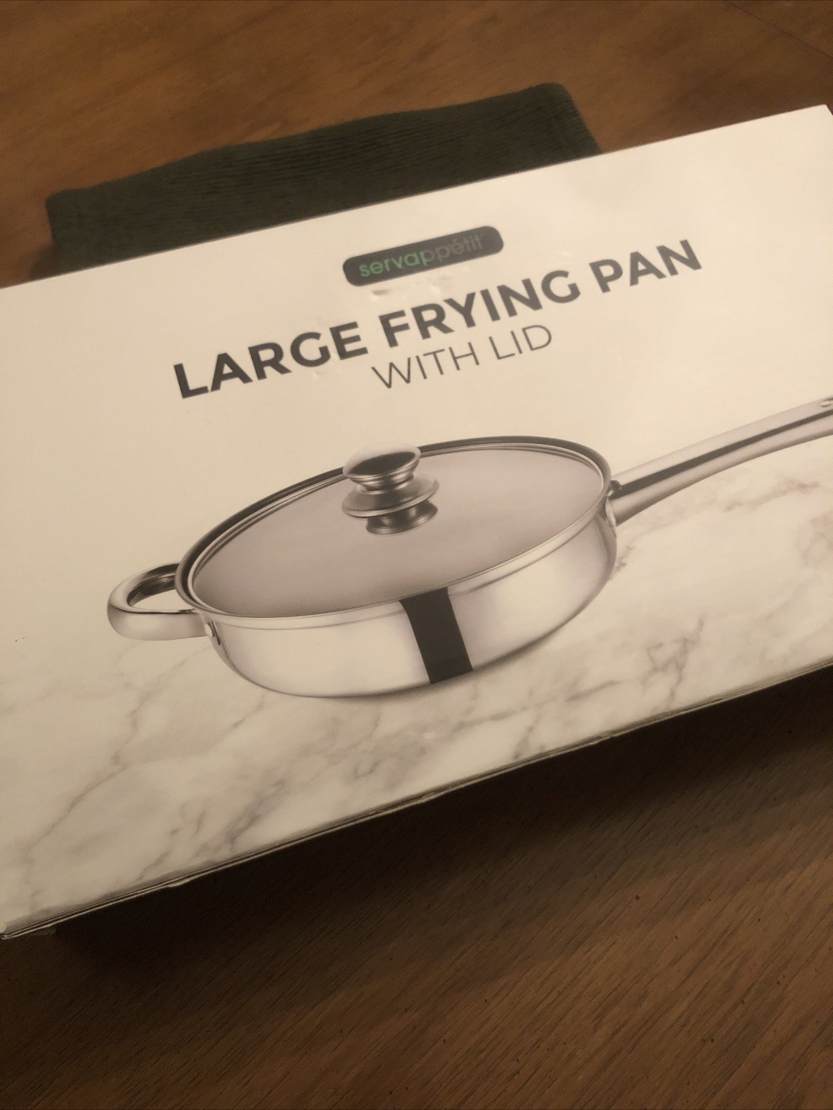 Servappetit 9.5” Cast Aluminum Frying Pan New In Box