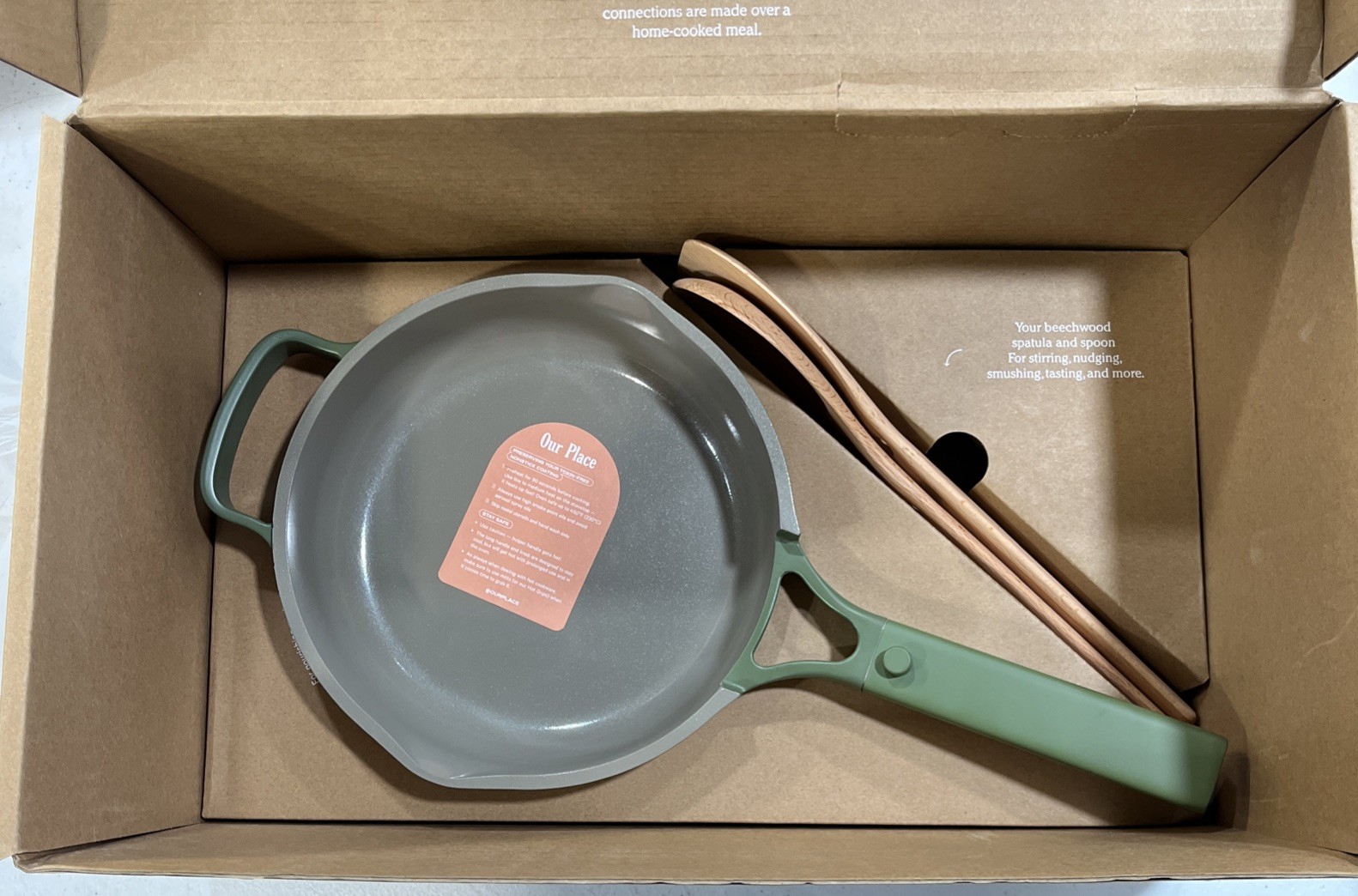 Our Place Mini Home Cook Duo Pot Bundle Multi Functional Cookware Set Color Sage