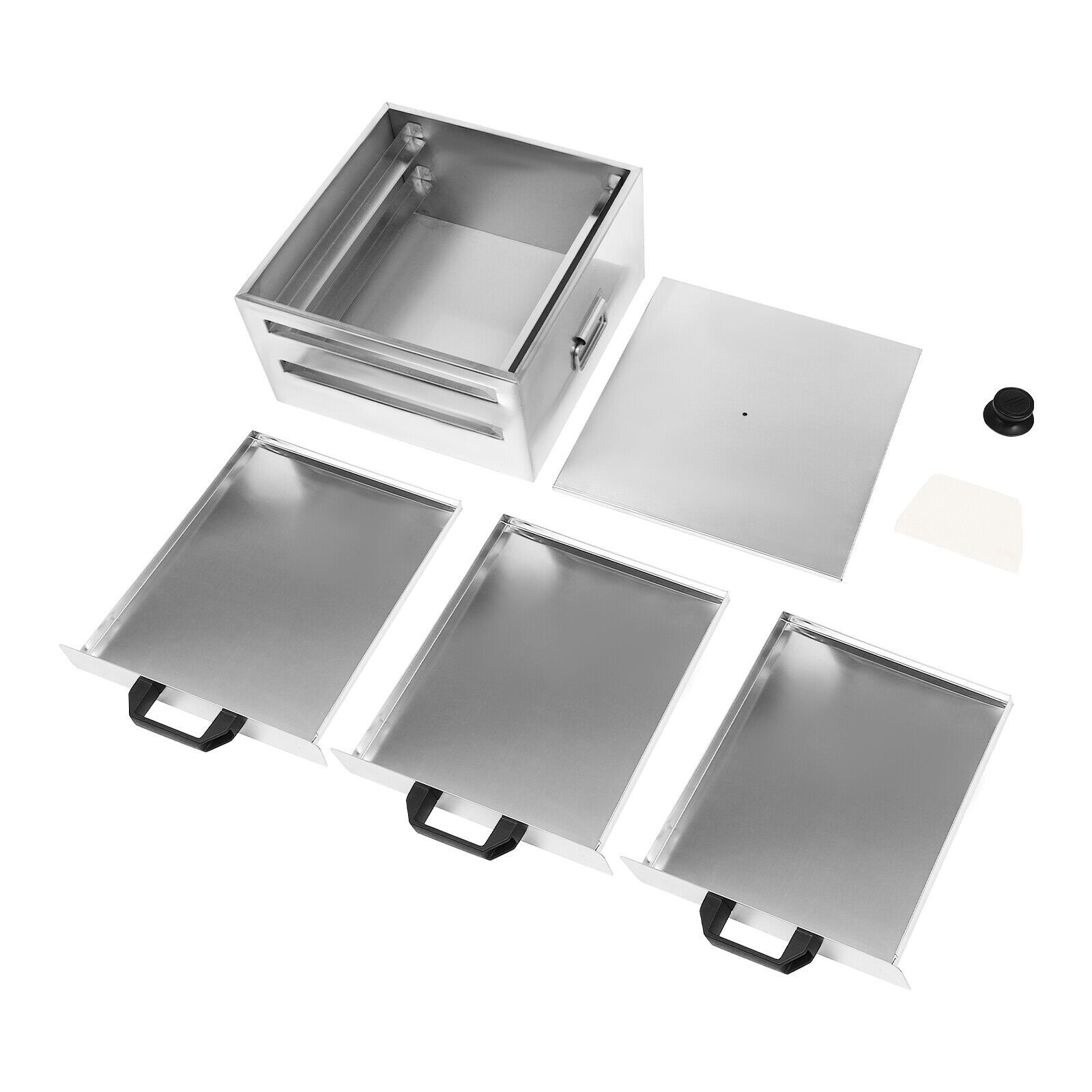 2 Layer Manual Cantonese Rice Noodle Rolls Machine Stainless Steel Food Steamer