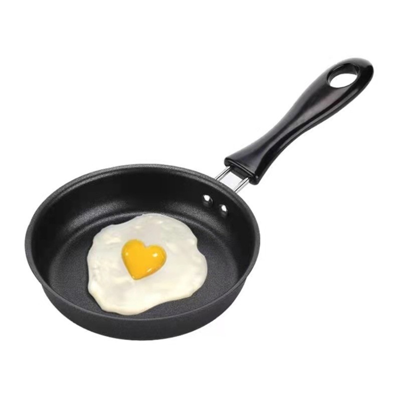 Double Mini Eggs Pans 12cm Nonstick Coated Induction Compatible Cooking Utensils