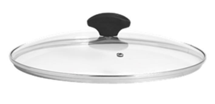 Lid Glass for Pan Casserole Zerocolor 9 3/8in Non-Stick Salutella