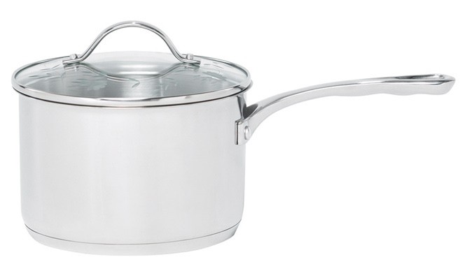 Princess House Heritage Stainless Steel 3-Qt. Saucepan (6462) New In Box