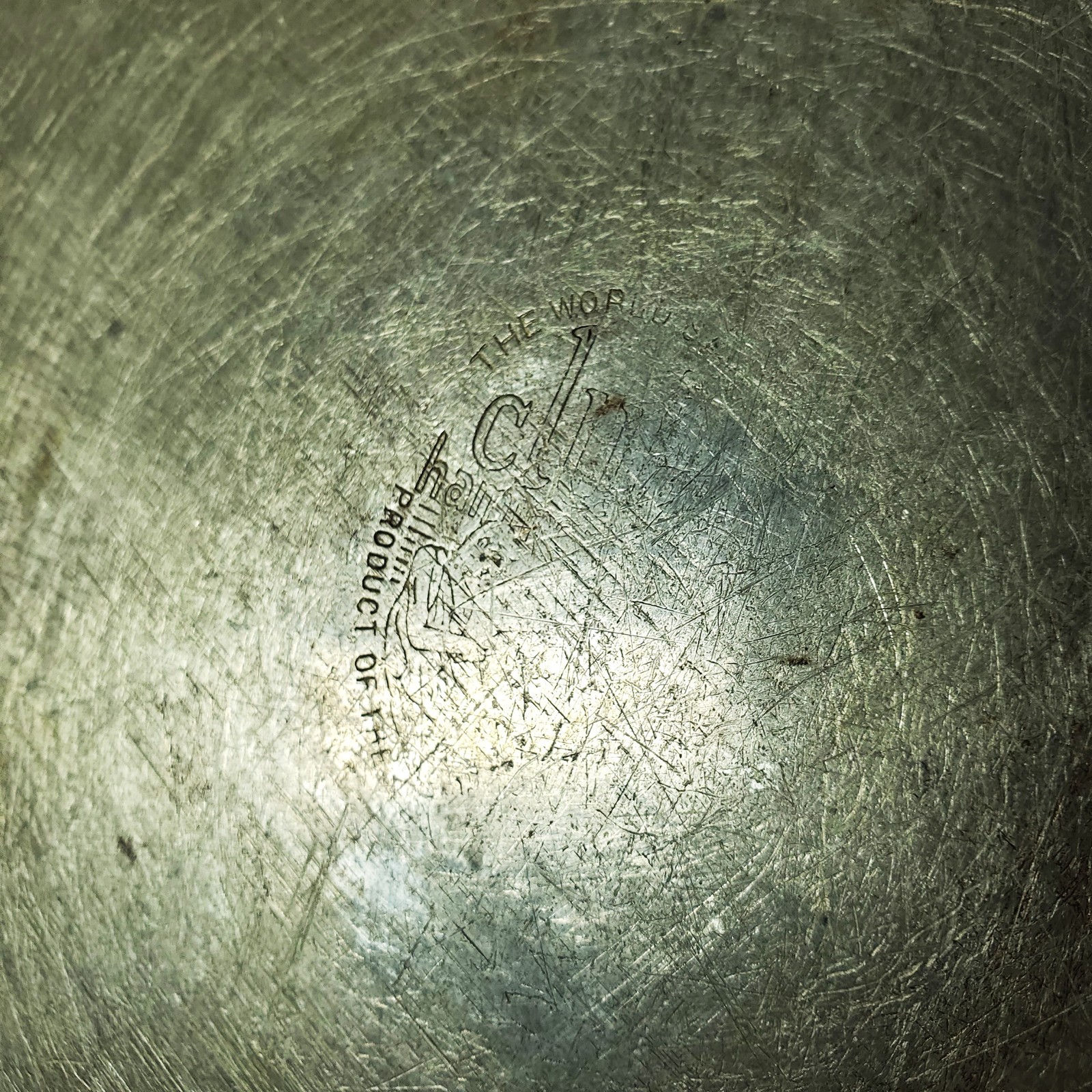 Vintage B.C.C. LTD. Hammered Aluminum Wok with Lid & Long Handle 11.5″ Diameter