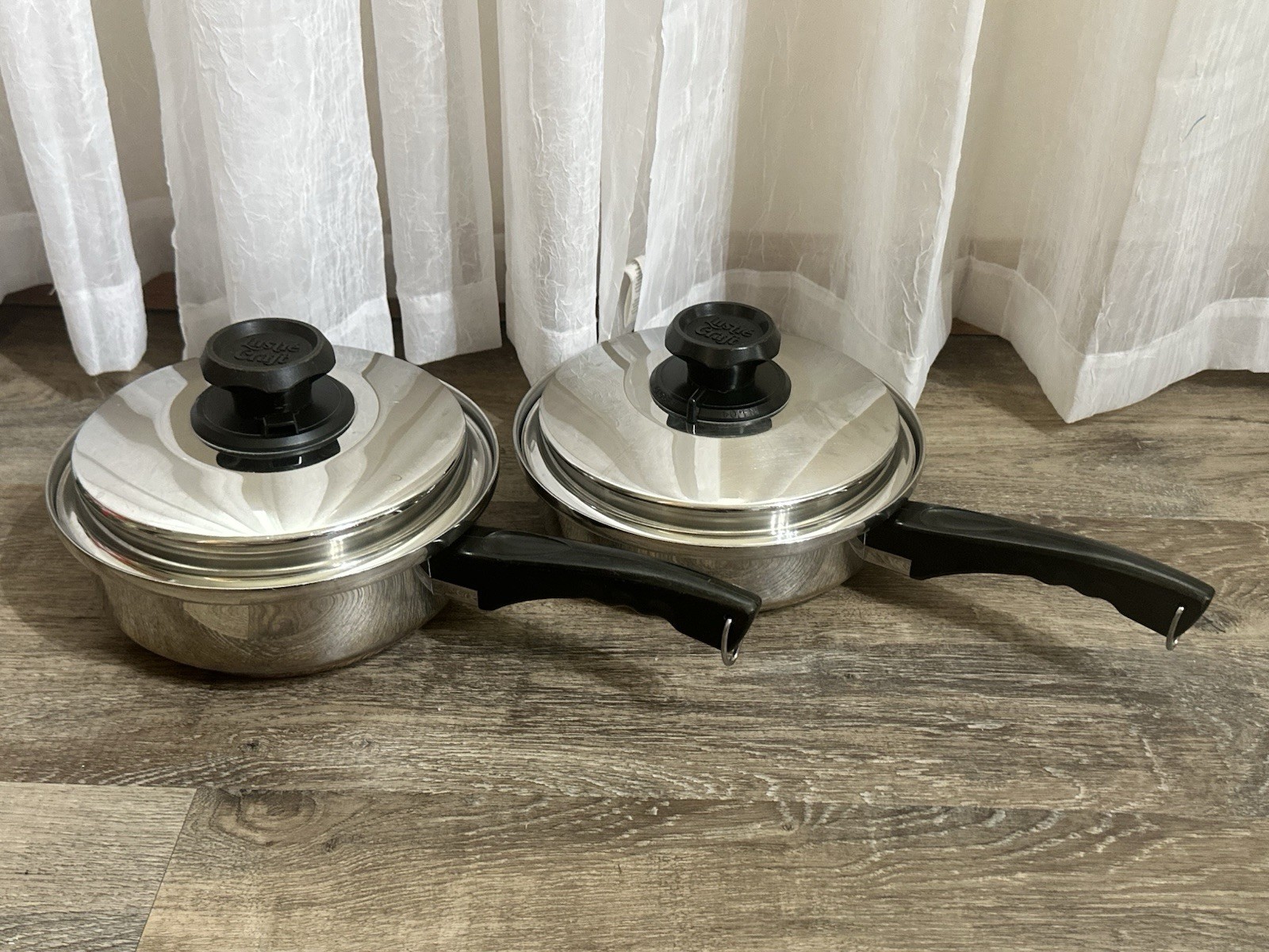 Lustre Craft Cookware Multi-Core 5 Ply T-304 Stainless Sauce Pan Set 2qt