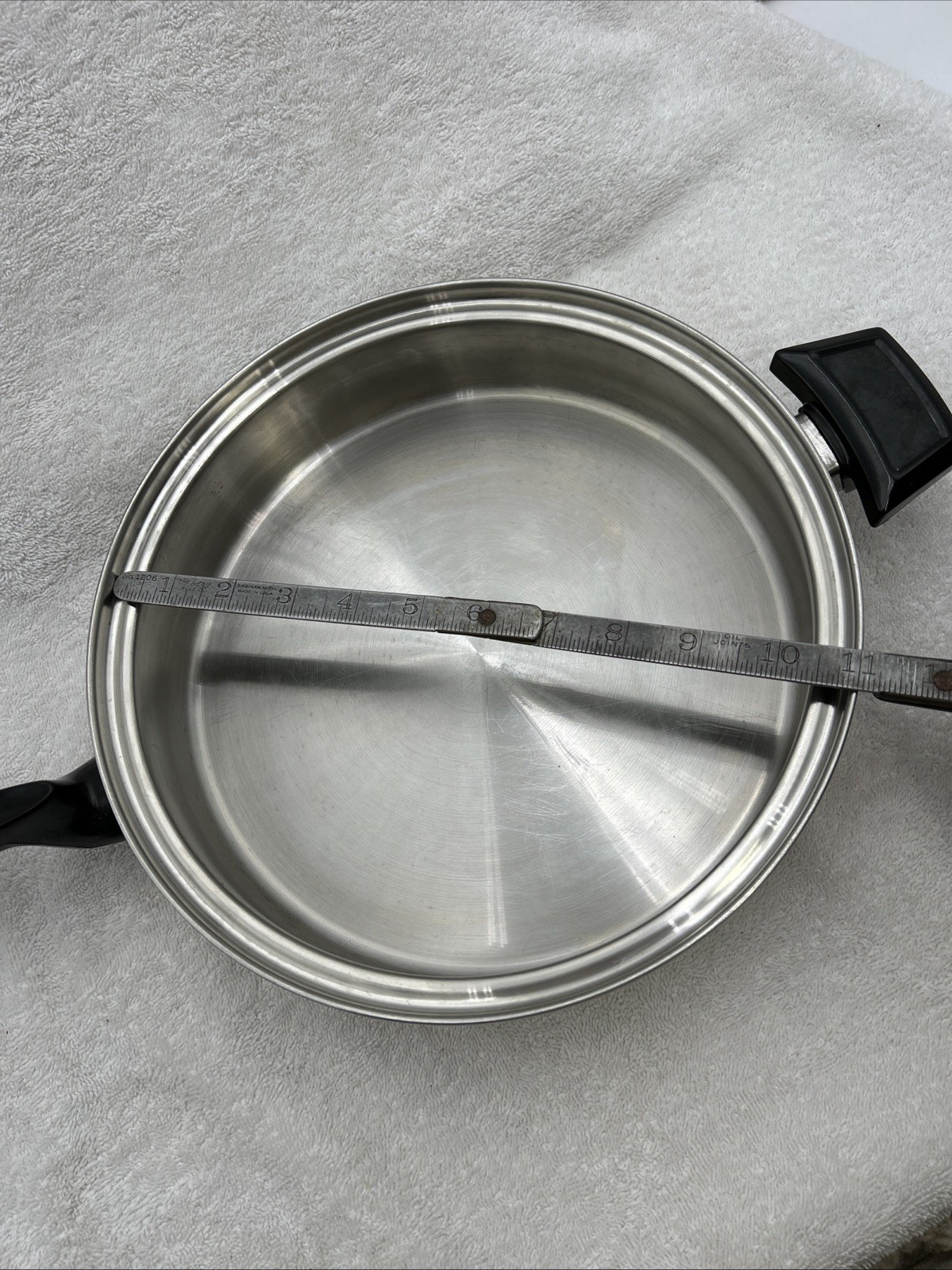 Permanent MC-2000 11″ Skillet 5 PLY Multi Core T304 Stainless Steel USA W Lid