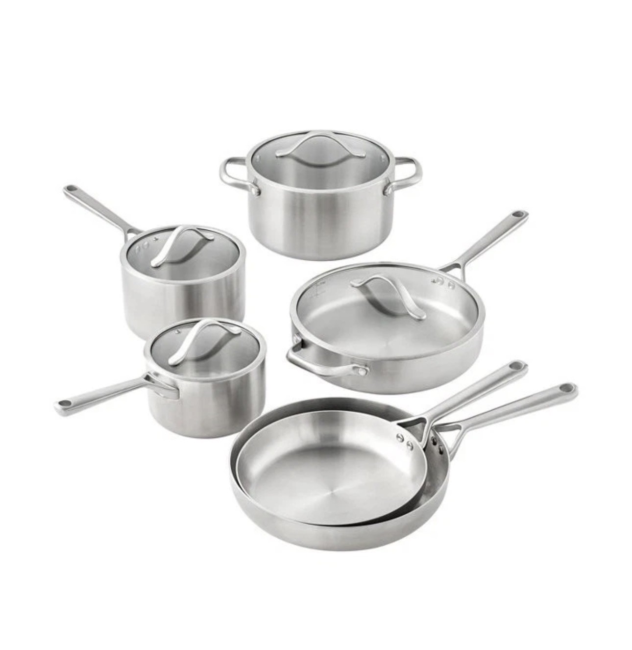 Member’s Mark 10-Piece Modern Tri-ply Cookware Set