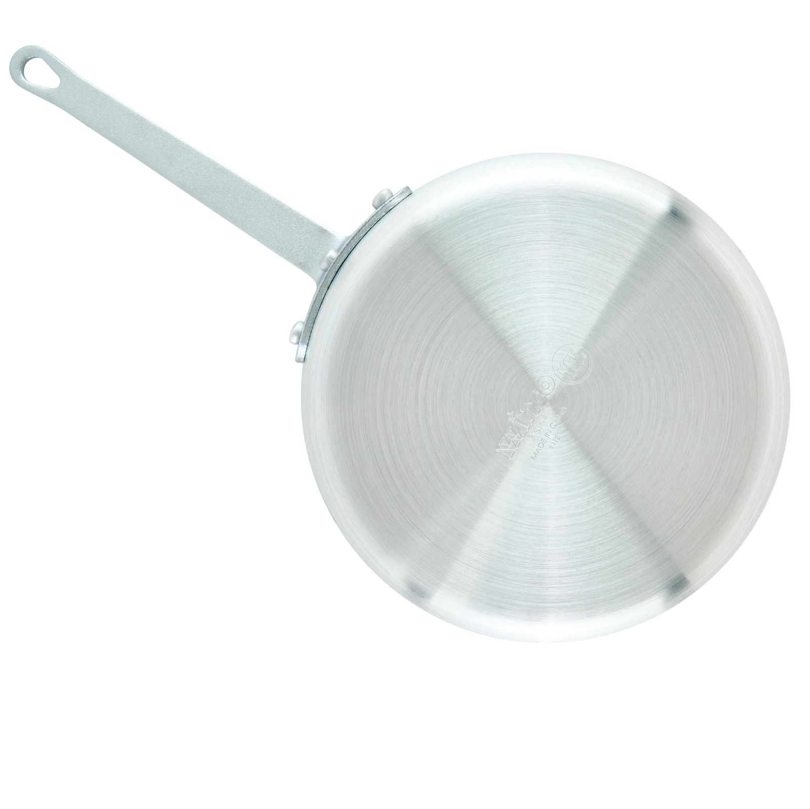 4.25 Quart Heavy Duty Aluminum Tapered Sauce Pan 3mm Cookware Kitchen Skillet