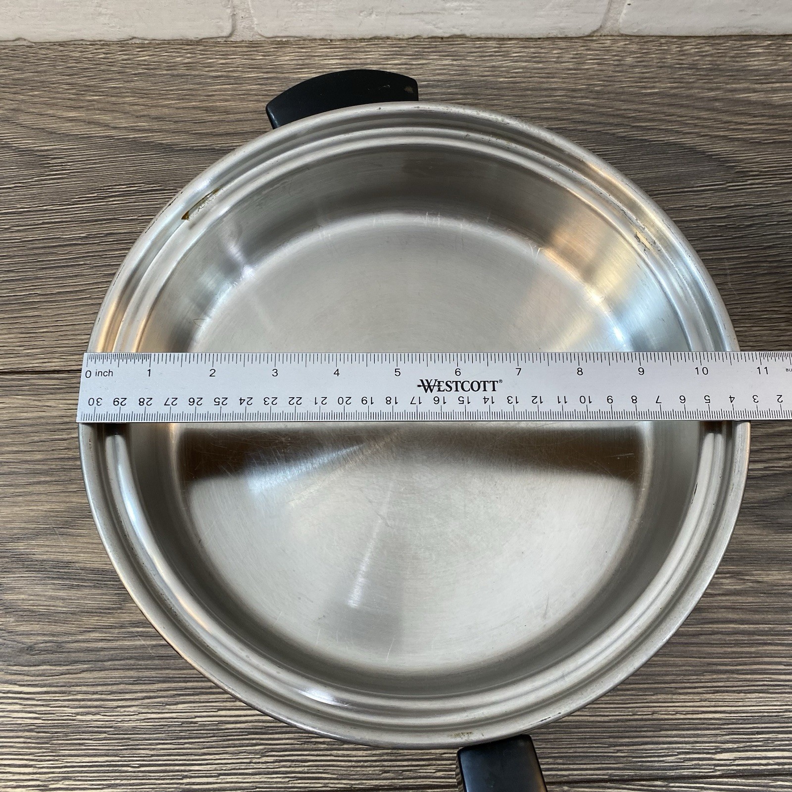 Vintage Seal-O-Matic Thermium Multi-Plex Steel Skillet With Lid