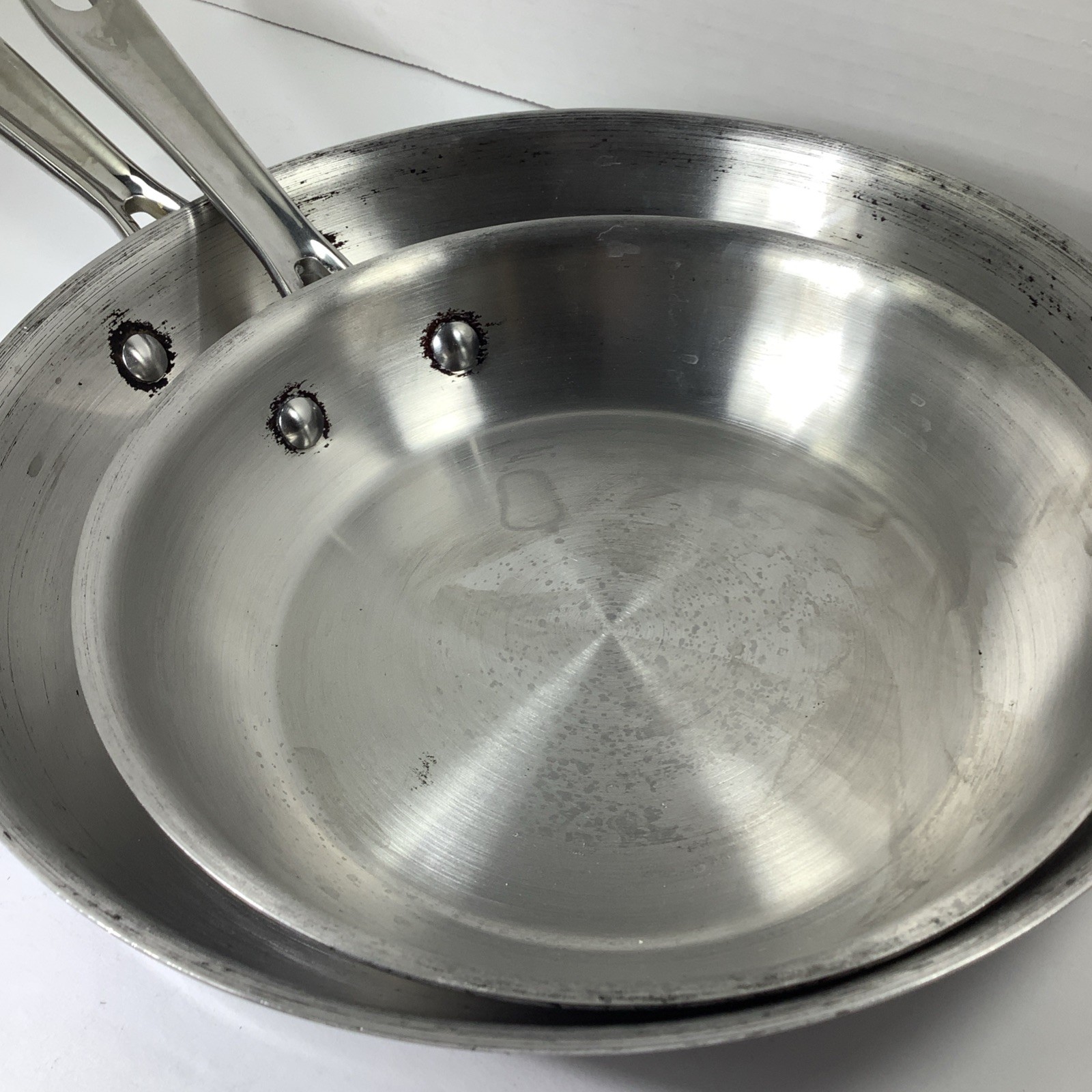 Emeril Pro-Clad Tri-Ply Stainless Steel 8in 10in Fry Pan Saute Omelet Skillet