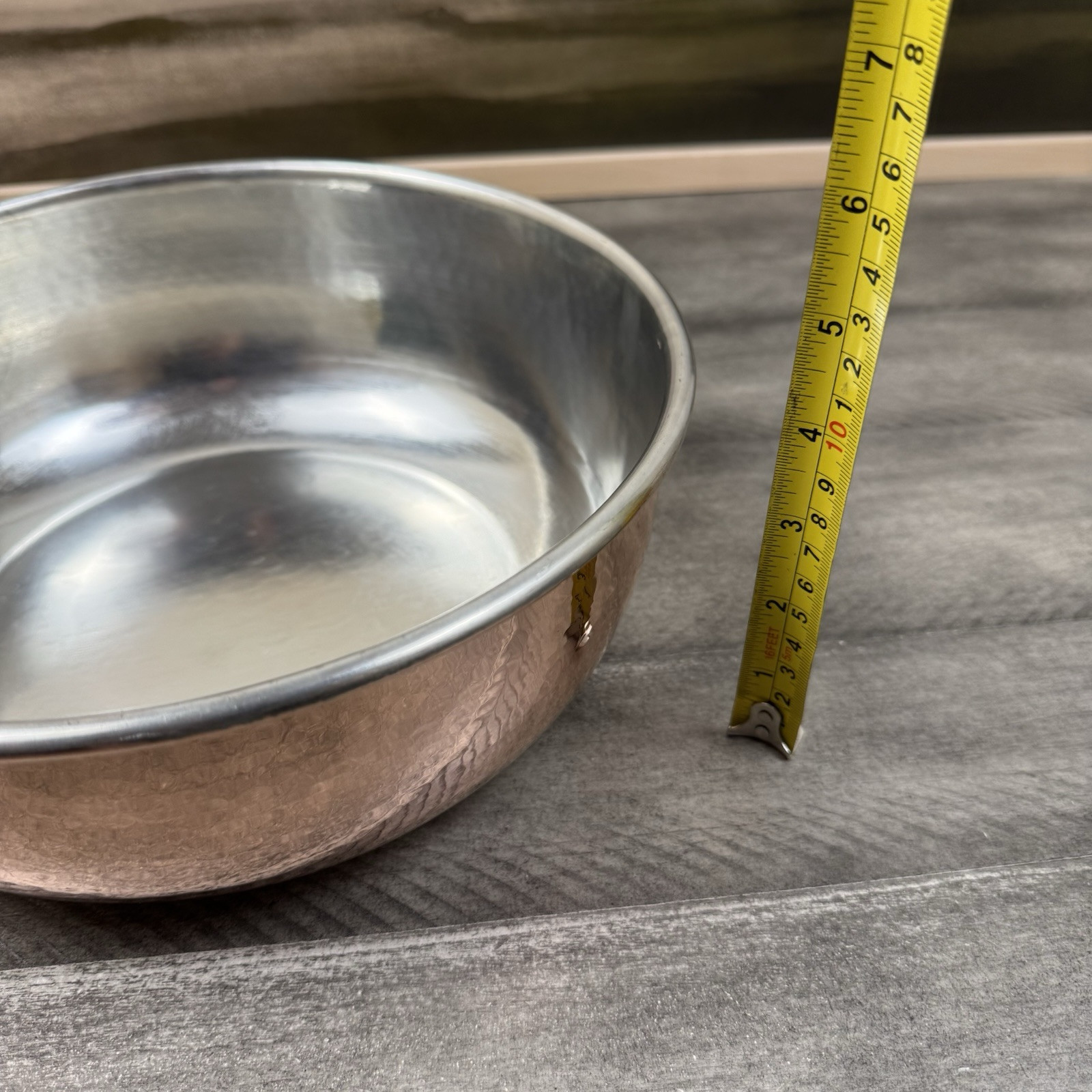 Ruffoni Historia Disney Hammered Copper Chef Pan NO/Lid Scuffed Tarnished Read