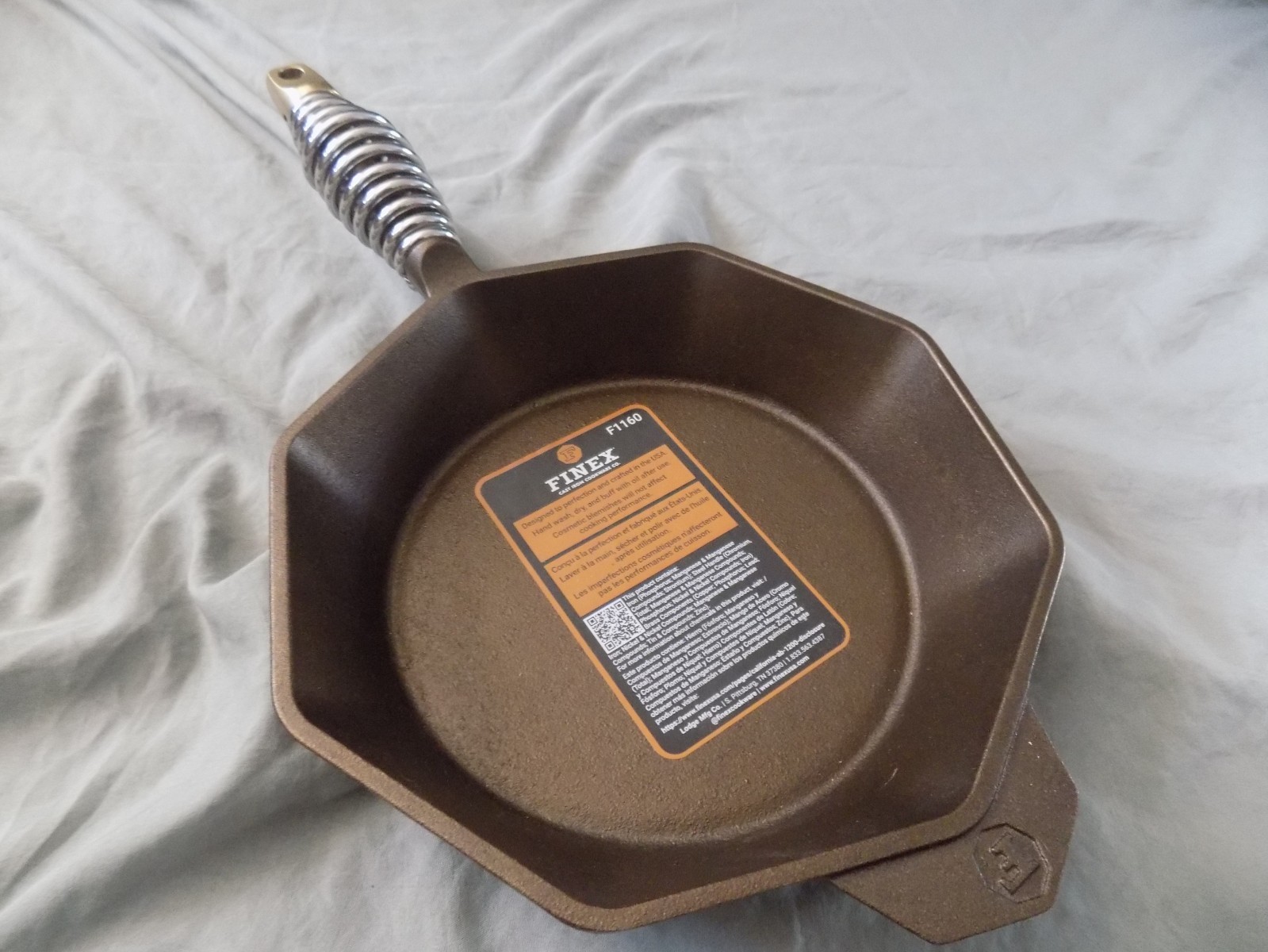 Finex Cast Iron Skillet #8 Portland, OR USA ~ NWT ~