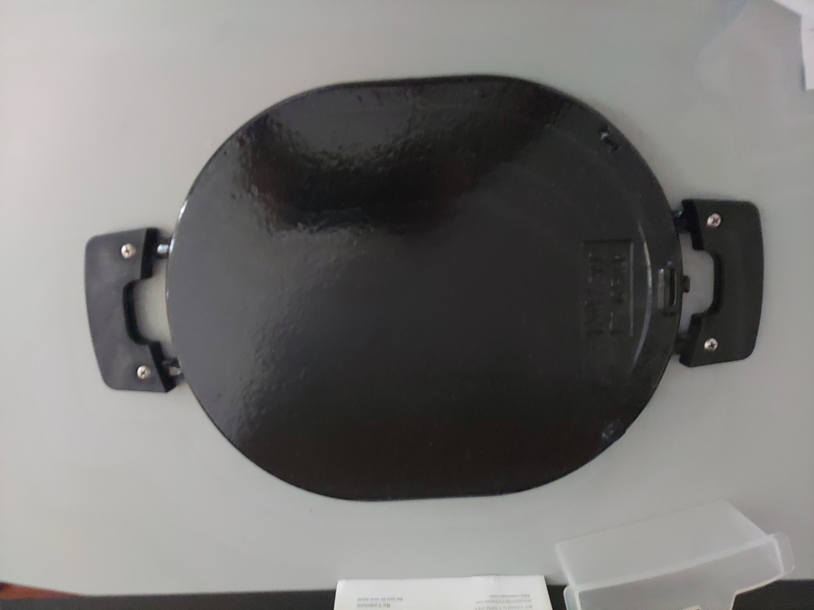 NuWave 2 pcs. Cast Iron Griddle 10.5″ Rd. & Cast Iron Grill #31104A 16.5″L
