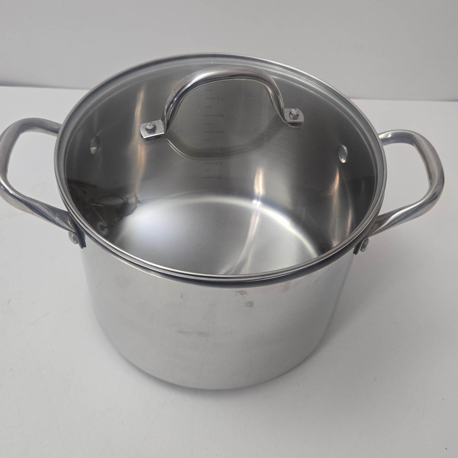 Wolfgang Puck Cafe Collection 8 Quart Stock Pot And Lid Stainless Steel