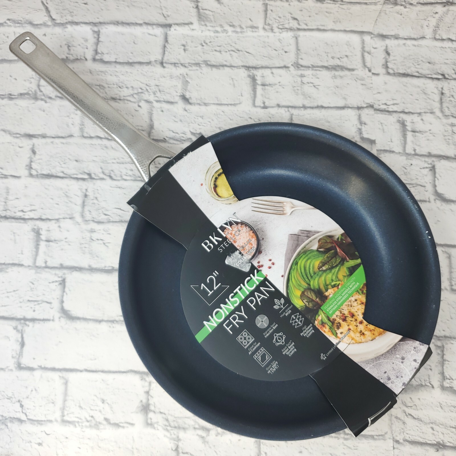 Brooklyn Steel Co. Interstellar Flared Sparkle Cookware Aluminum Fry Pan 12″