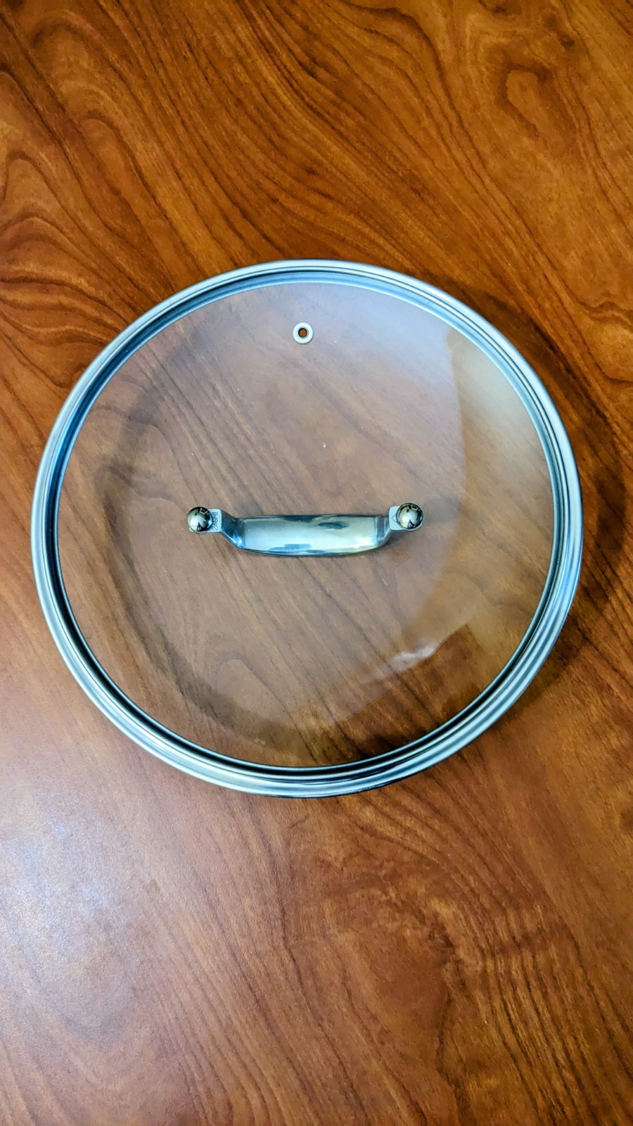 BELGIQUE Glass Pot Pan Replacement 9 1/4″ Lid Only Vented Stainless Rim