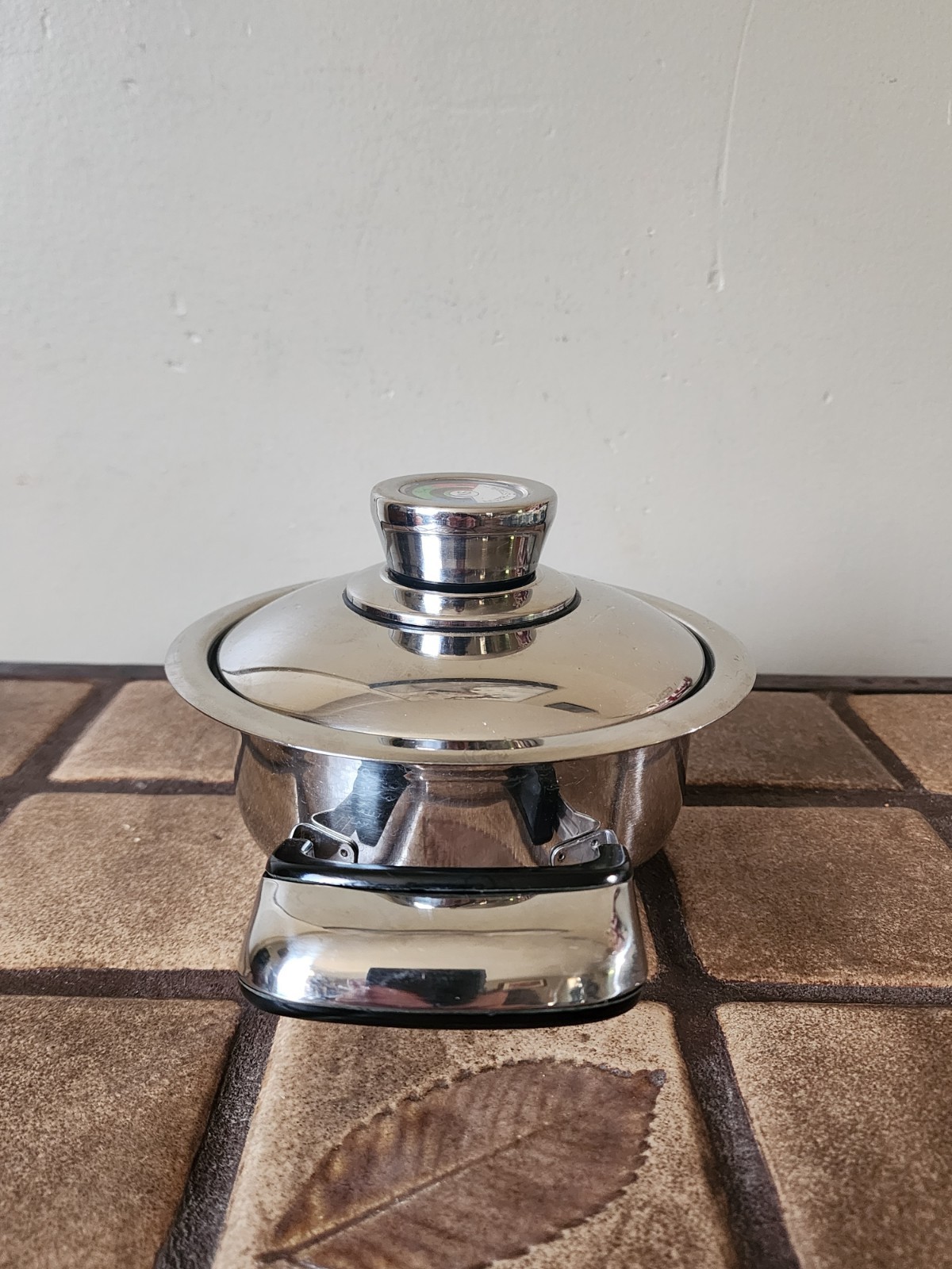 Nutri Stahl Nutri Thermic 24 Element Stainless 1 Qt Saucepan Mini Pot W/ Lid EUC