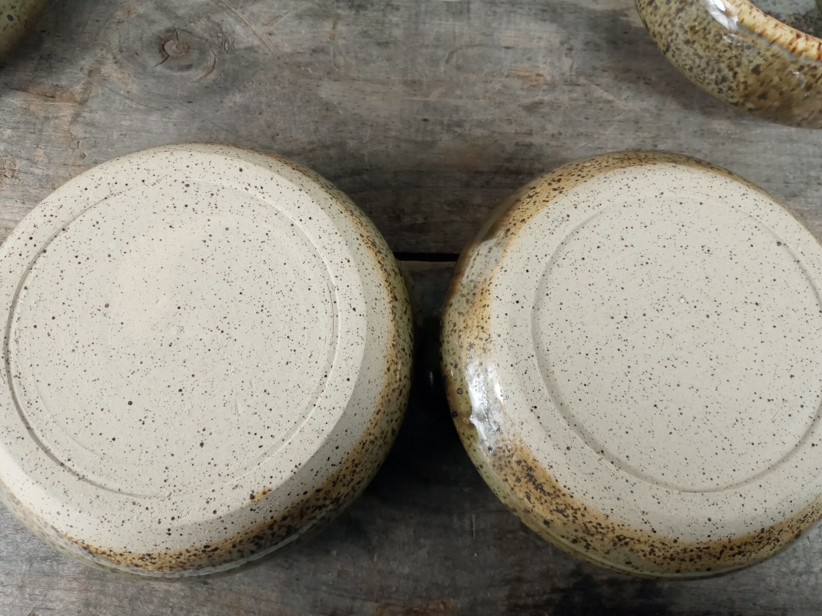 Hand Made Glazed Earthenware Set Crock Pottery with 6 Serving Dishes