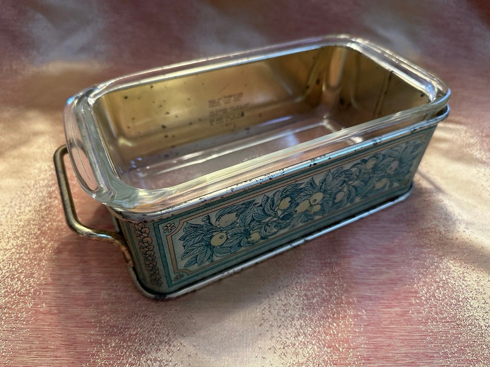 Early Pyrex Loaf Pan w/ Serving Stand