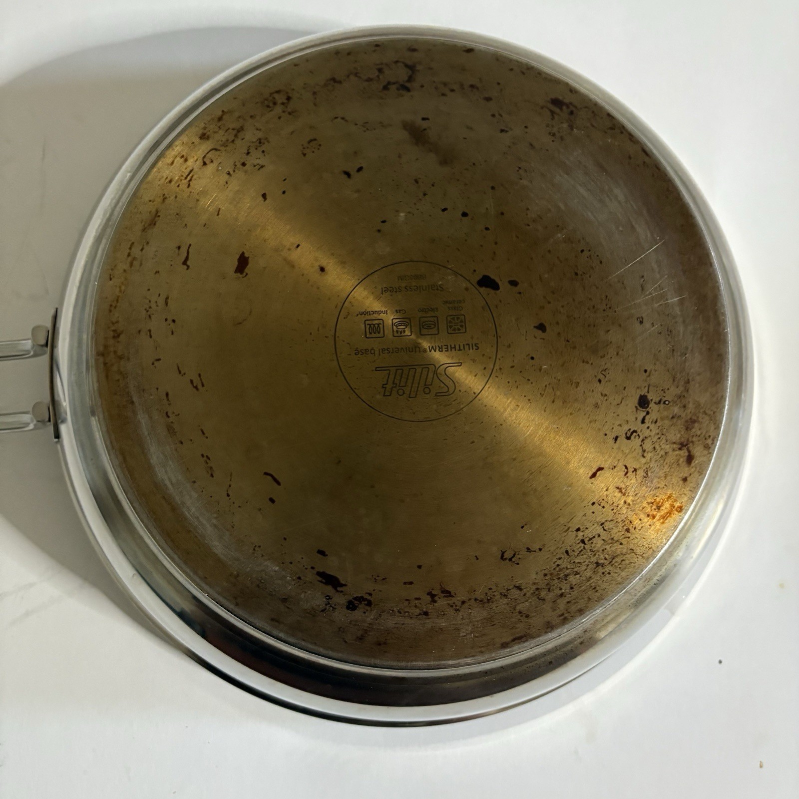 Silit Silitherm Universal Base 10 Inch Stainless Steel Frying Pan Induction