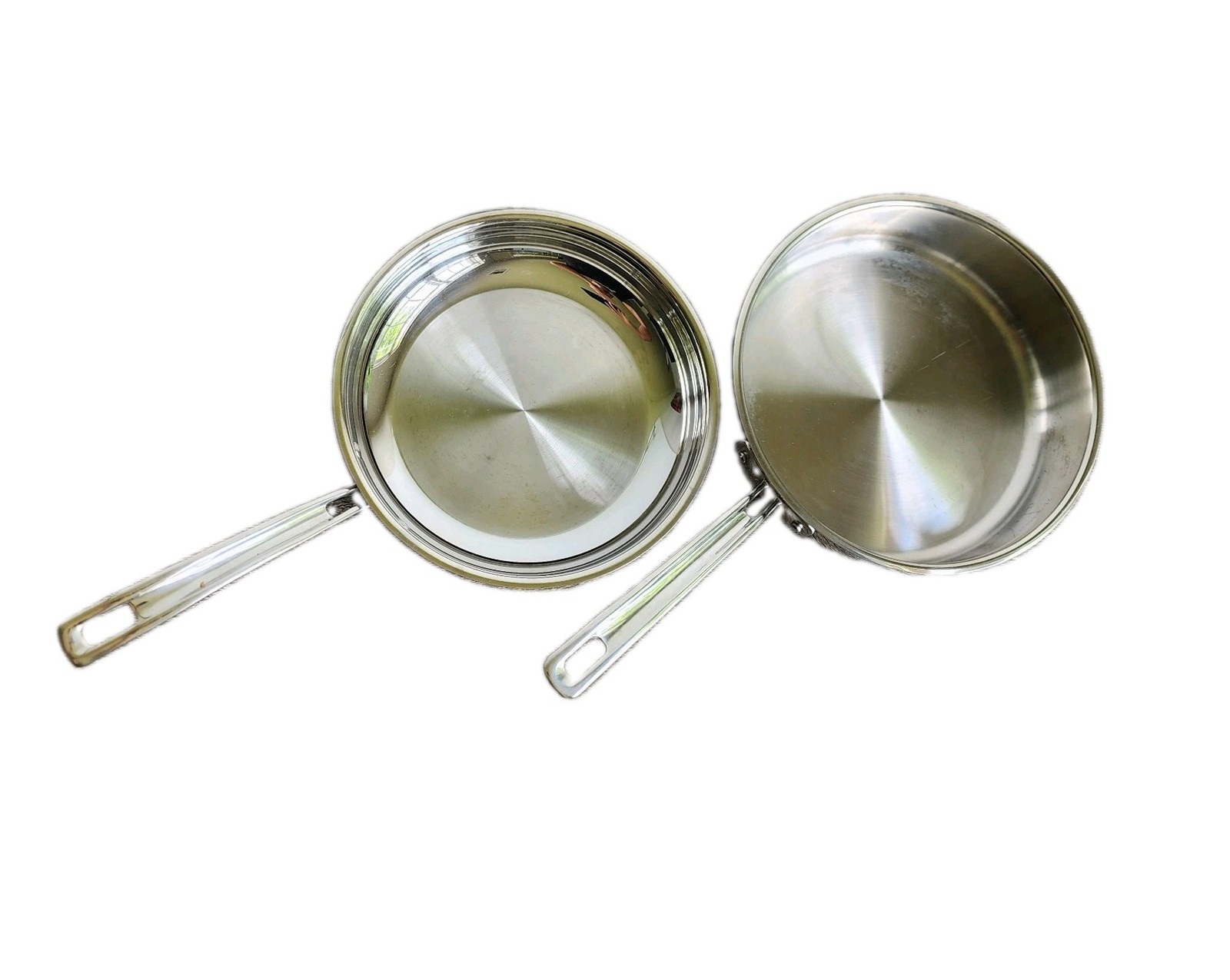 Cuisinart Chef’s Classic Stainless Steel 2-Piece Lot: 10″ Skillet & 3qt Sauté…