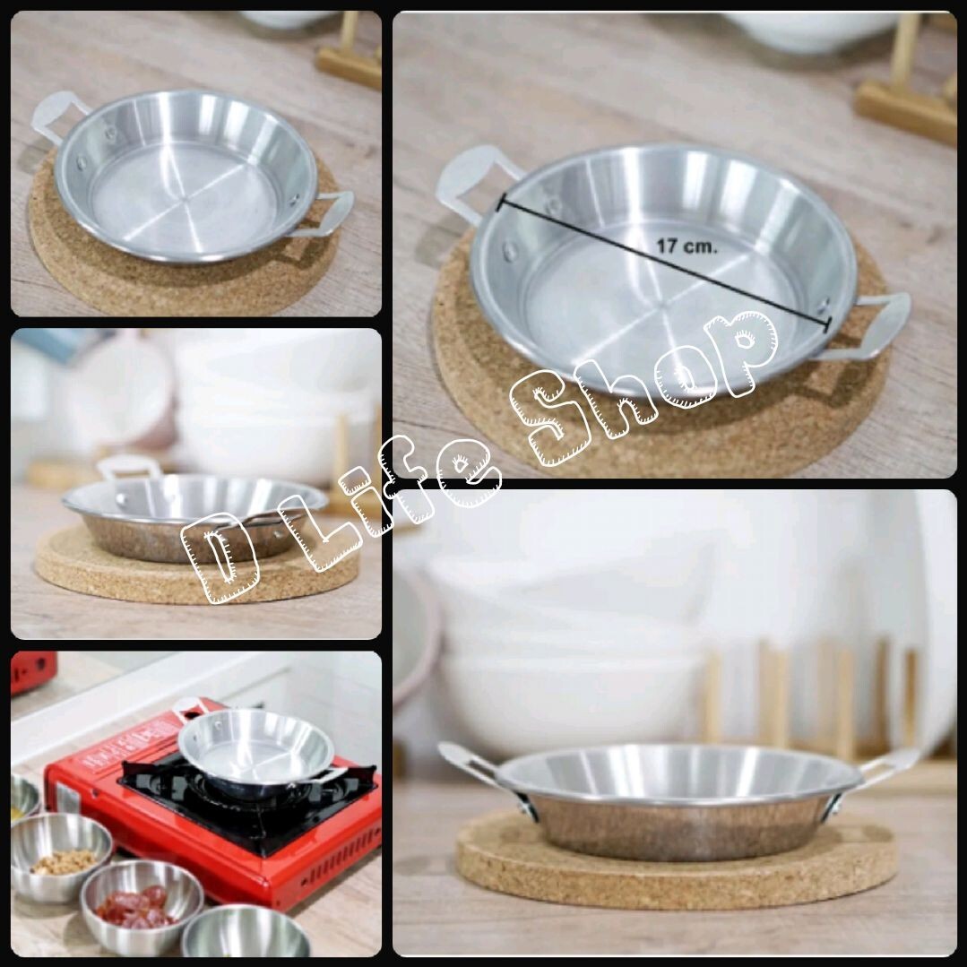 Aluminum Cookware – Small Frying Pan – Egg Pancake – Small Pan – Silver 6.7″