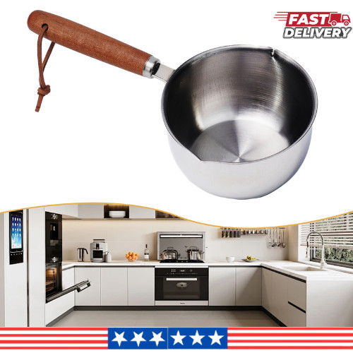 Stainless Steel Milk Pan Small Saucepan Butter Melting Cooking Pot