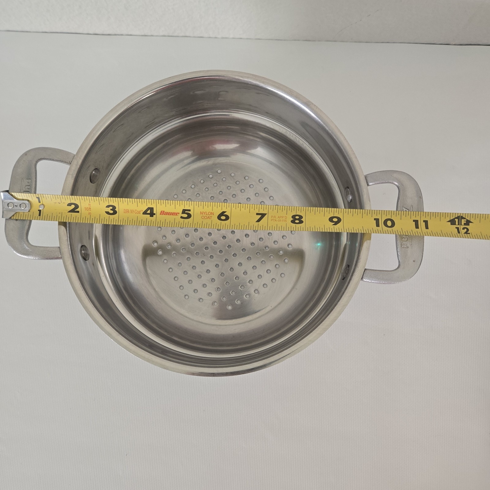 VINTAGE All-Clad Master Chef steamer Insert Stainless STEEL