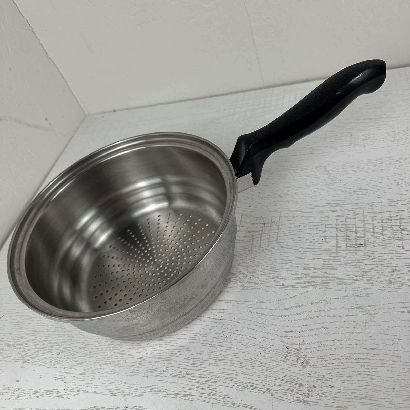 New Era T304 Stainless Steamer Strainer Insert Pot USA