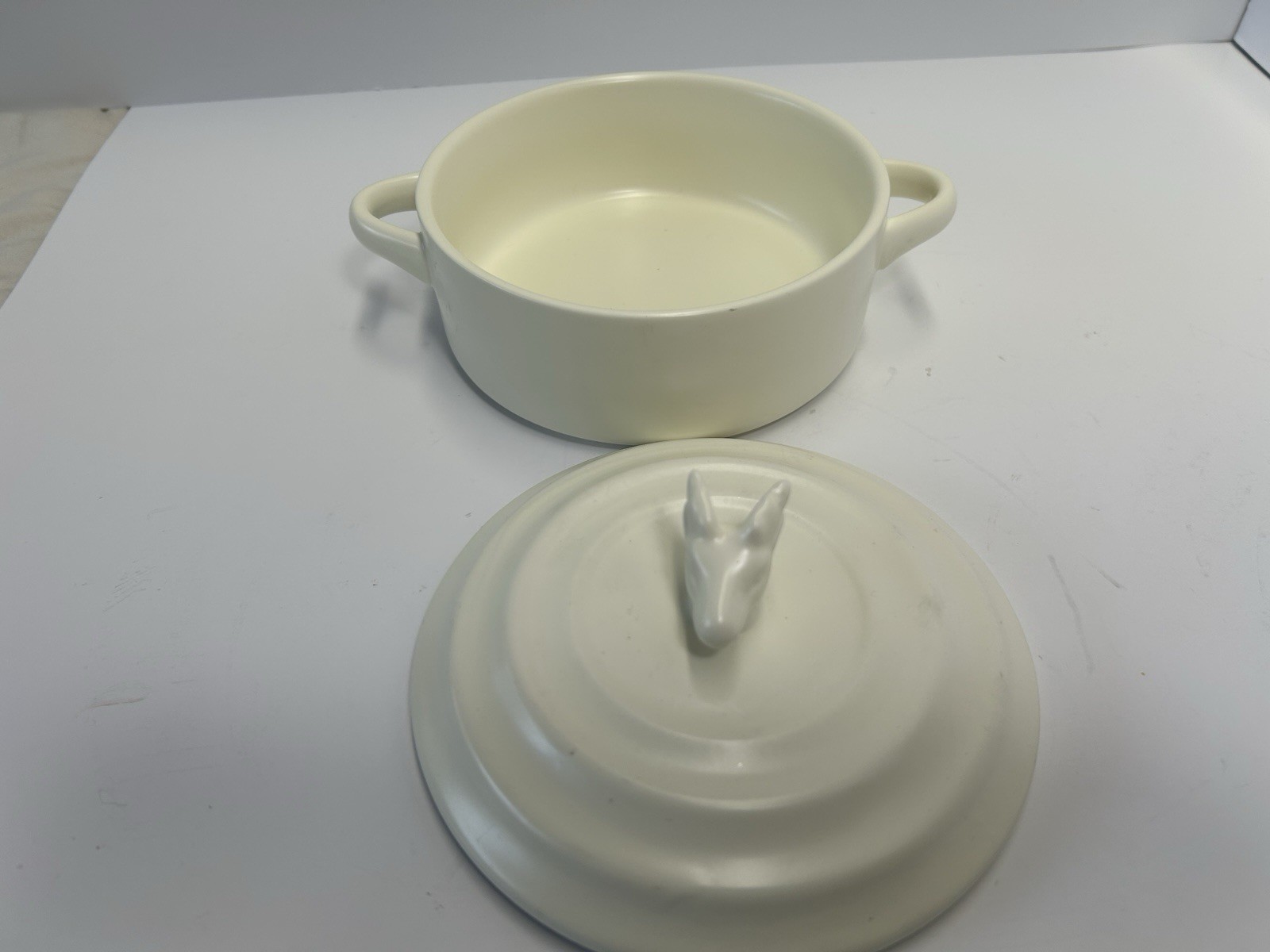 Wildly Delicious Petite Maison Brie Baker, a small ceramic casserole dish