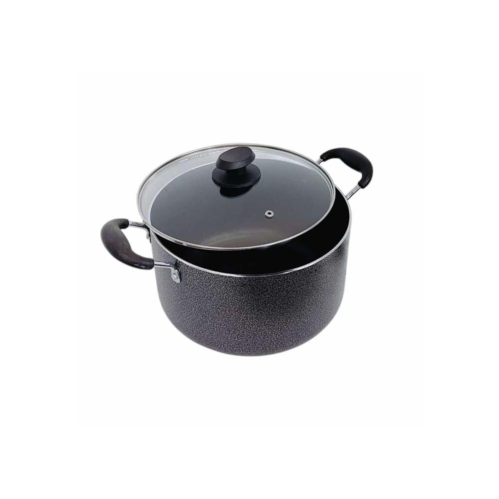 11″/28CM Nonstick Sauce Pot Sauce Pan with Lid, 10QT Cooking Pot, Double Handles