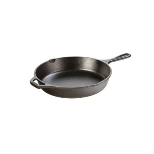 Lodge 10.25″ Preseasoned Cast Iron Skillet, Induction, Oven & Grill, 6″ Handle