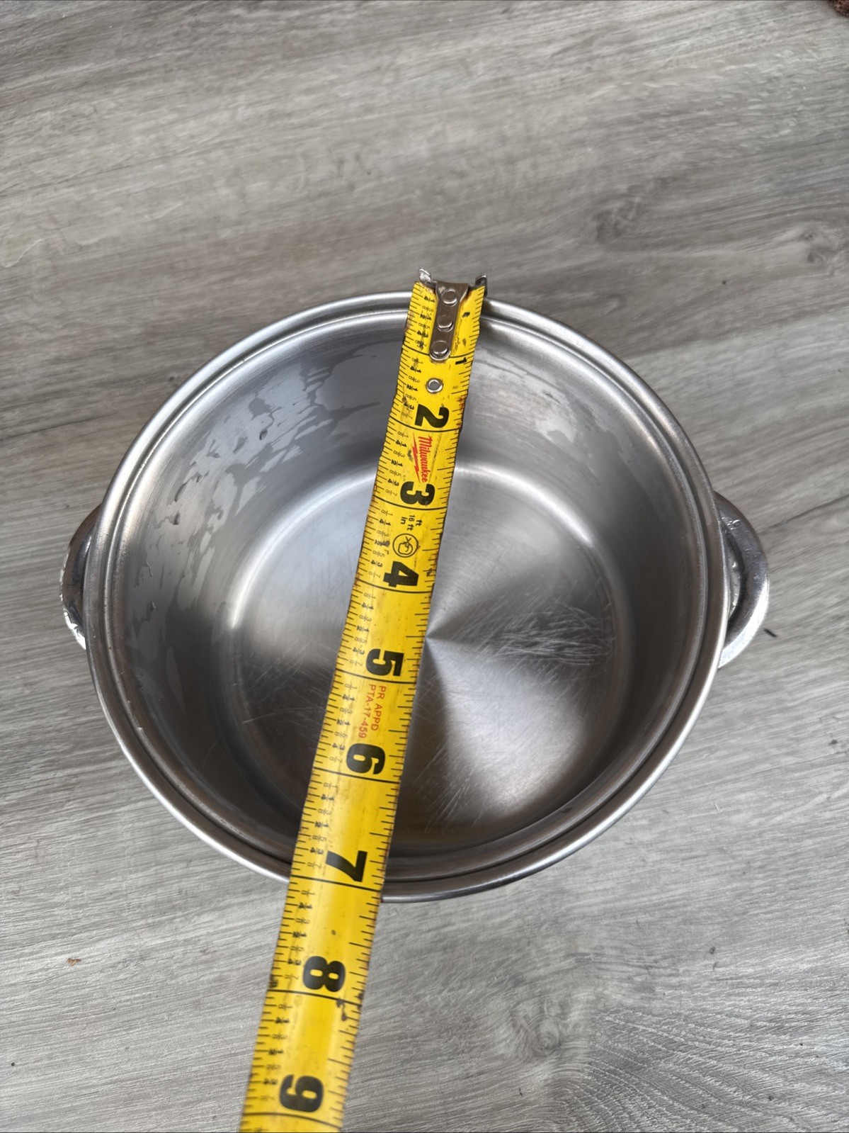 tramontina inox stainless pot brazil 2qt, Multi-ply Base. Induction Ready No Lid
