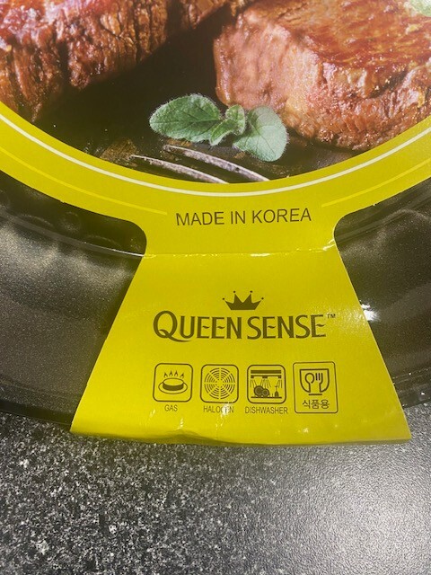 5 Frypans QUEENSENSE- PTFE Coating Non Stick Made in Korea 9, 10, 11, 12, 13 in
