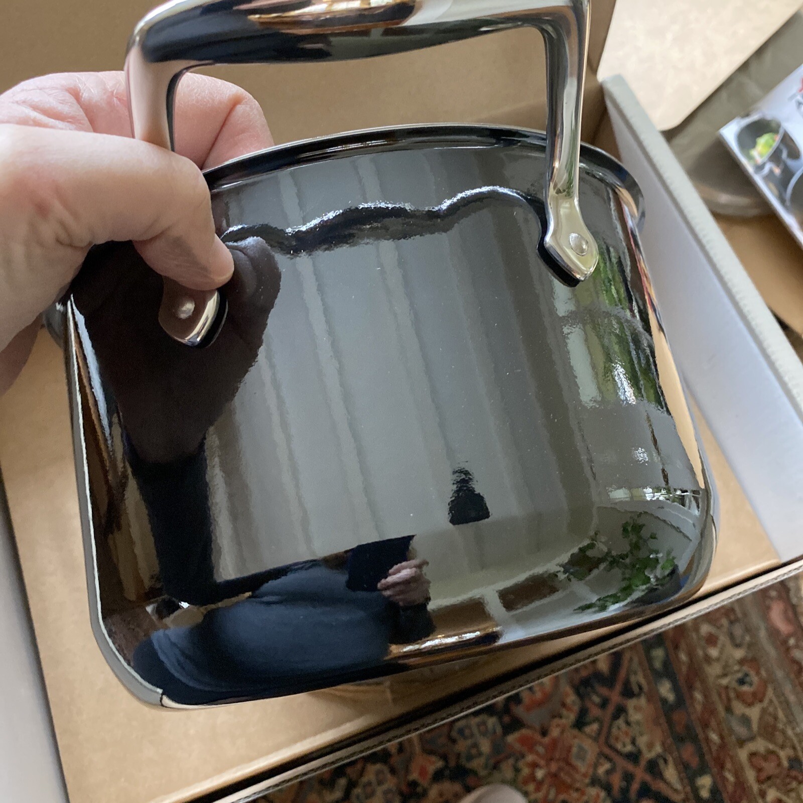 All-Clad FUSIONTEC™ 4 Qt. Soup Pot with lid (ONYX ) $325- Germany
