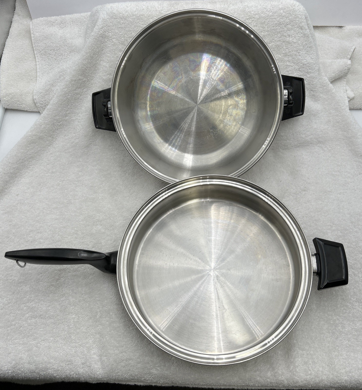 Permanent MC-2000 11″ Skillet 5 PLY Multi Core T304 Stainless Steel USA W Lid