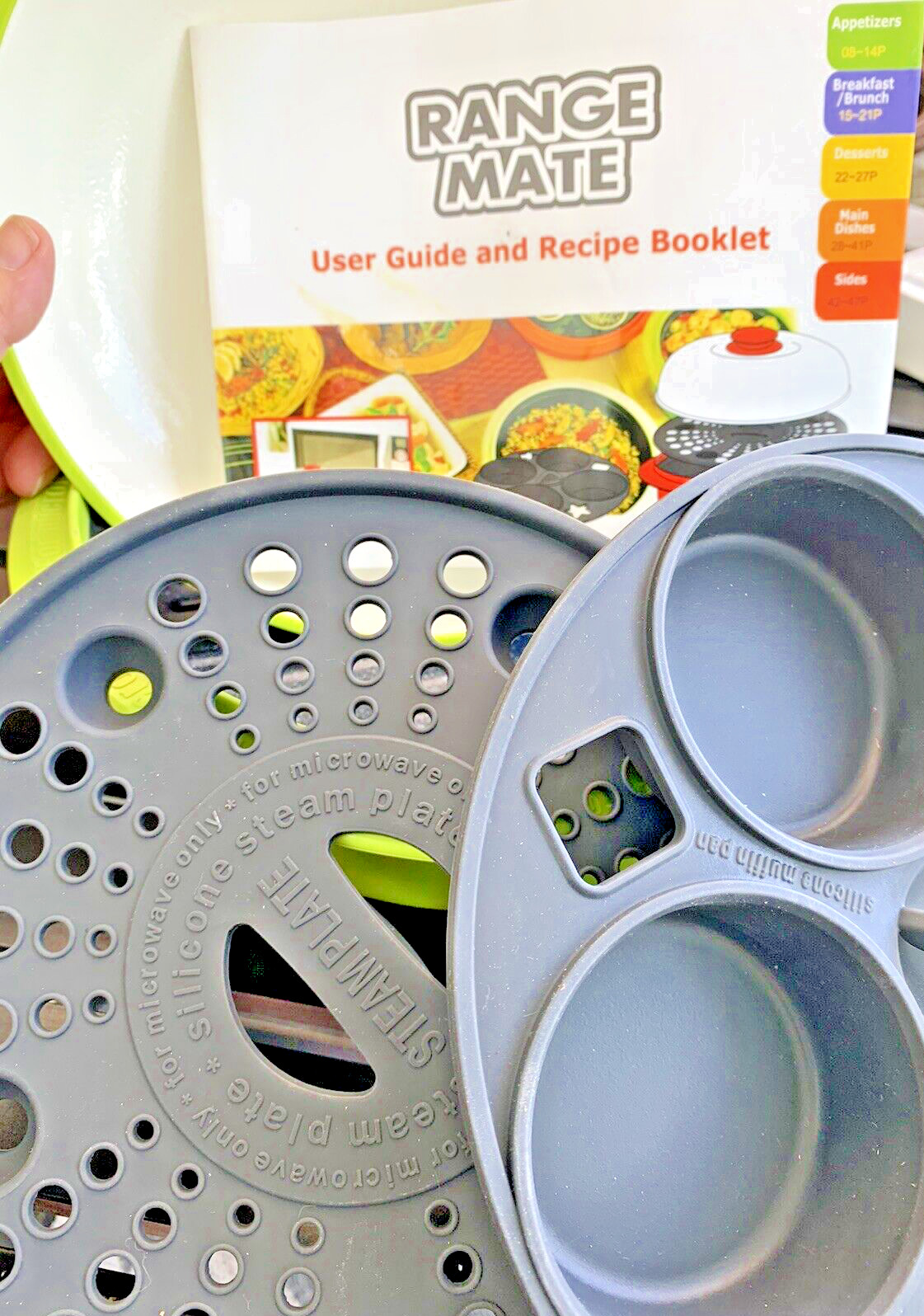 RANGEMATE ROUND MICROWAVEABLE COOKER Green