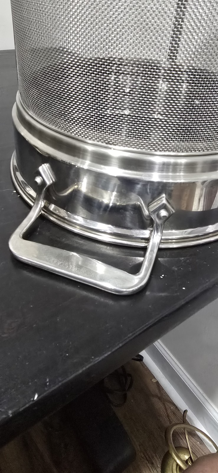 All-Clad Stainless Steel Multi Pot 3 Piece Pasta Strainer Steamer **NO LID***