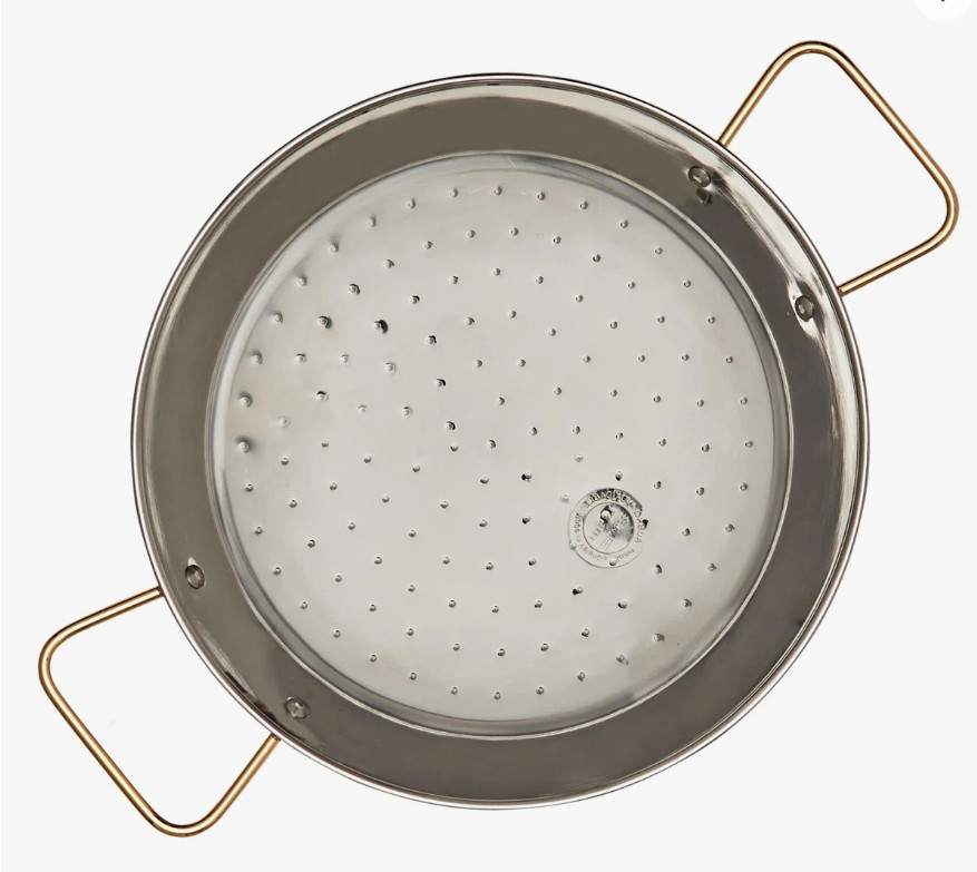 La Ideal Spanish Stainless Steel Paella Pan – 16” (40cm) NEW SEALED RET $154