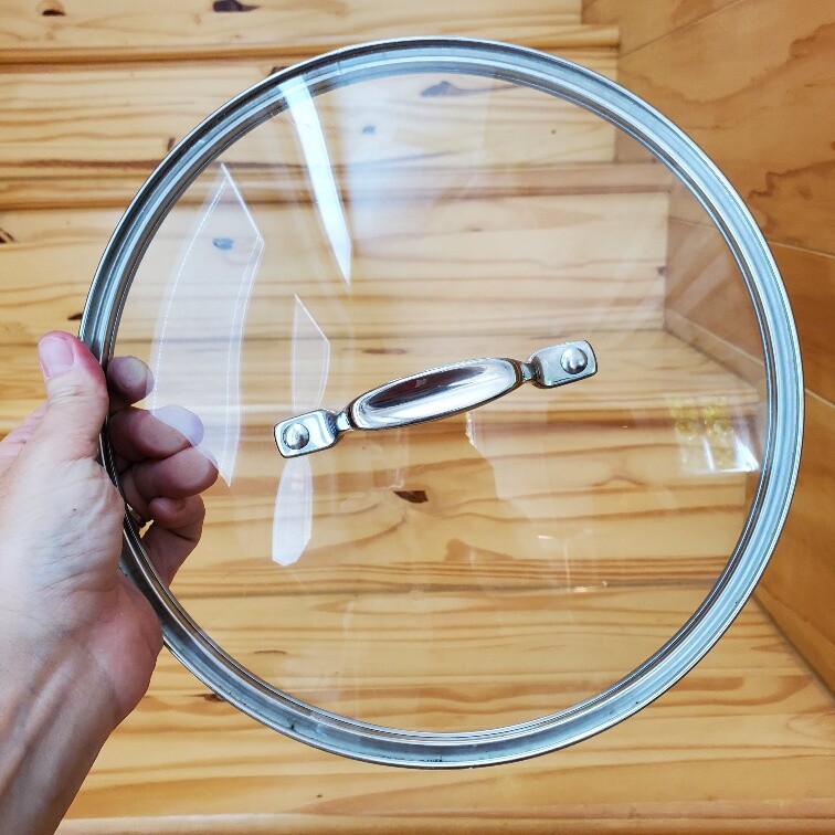 Glass Pot / Pan LID Replacement 10 1/8″ Outer Diameter (9 5/8″ Inner) / Lid Only