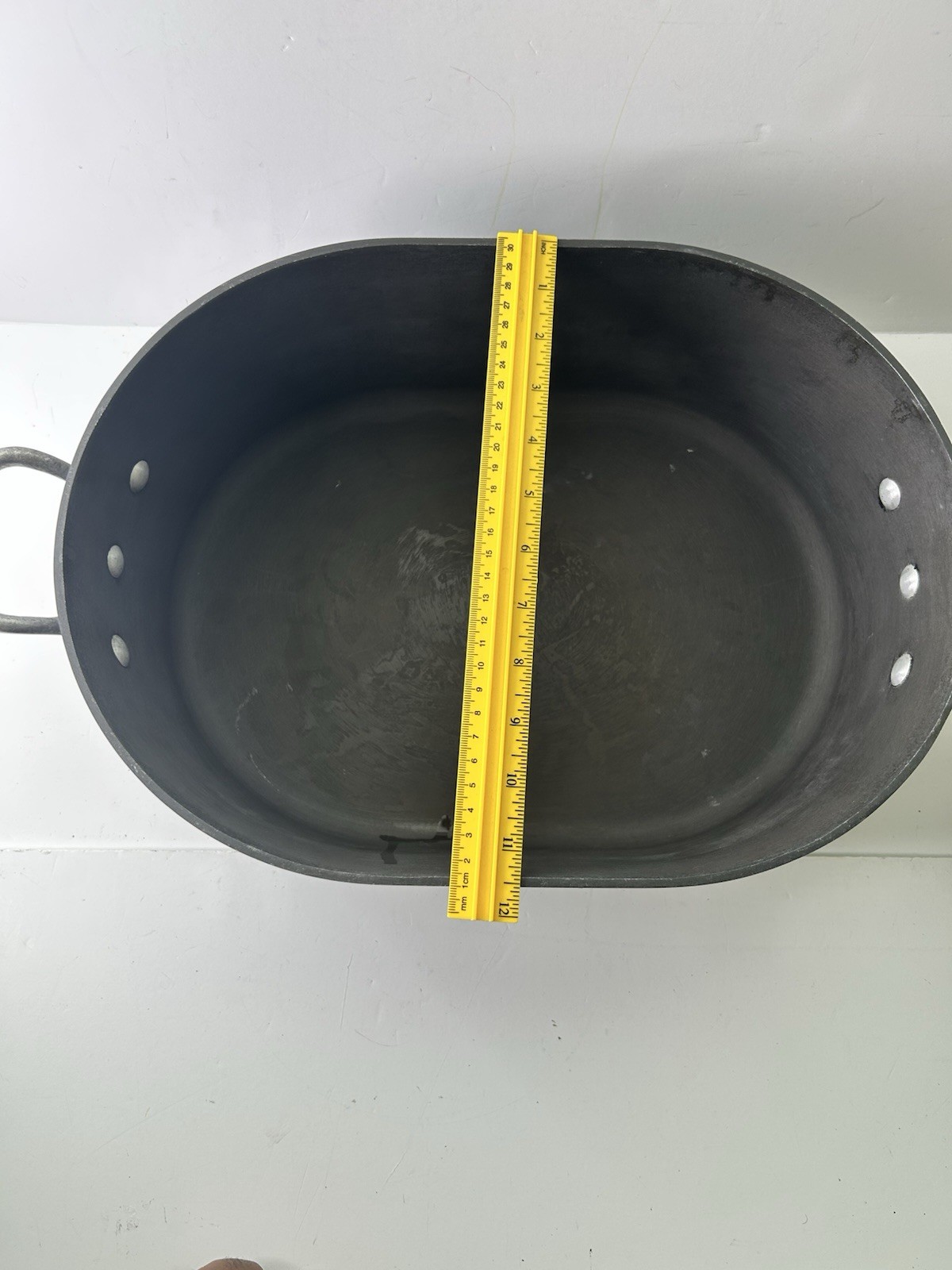 Magnalite GHC USA 16 In Roaster Dutch Oven Cooking Pot With Insert Turkey