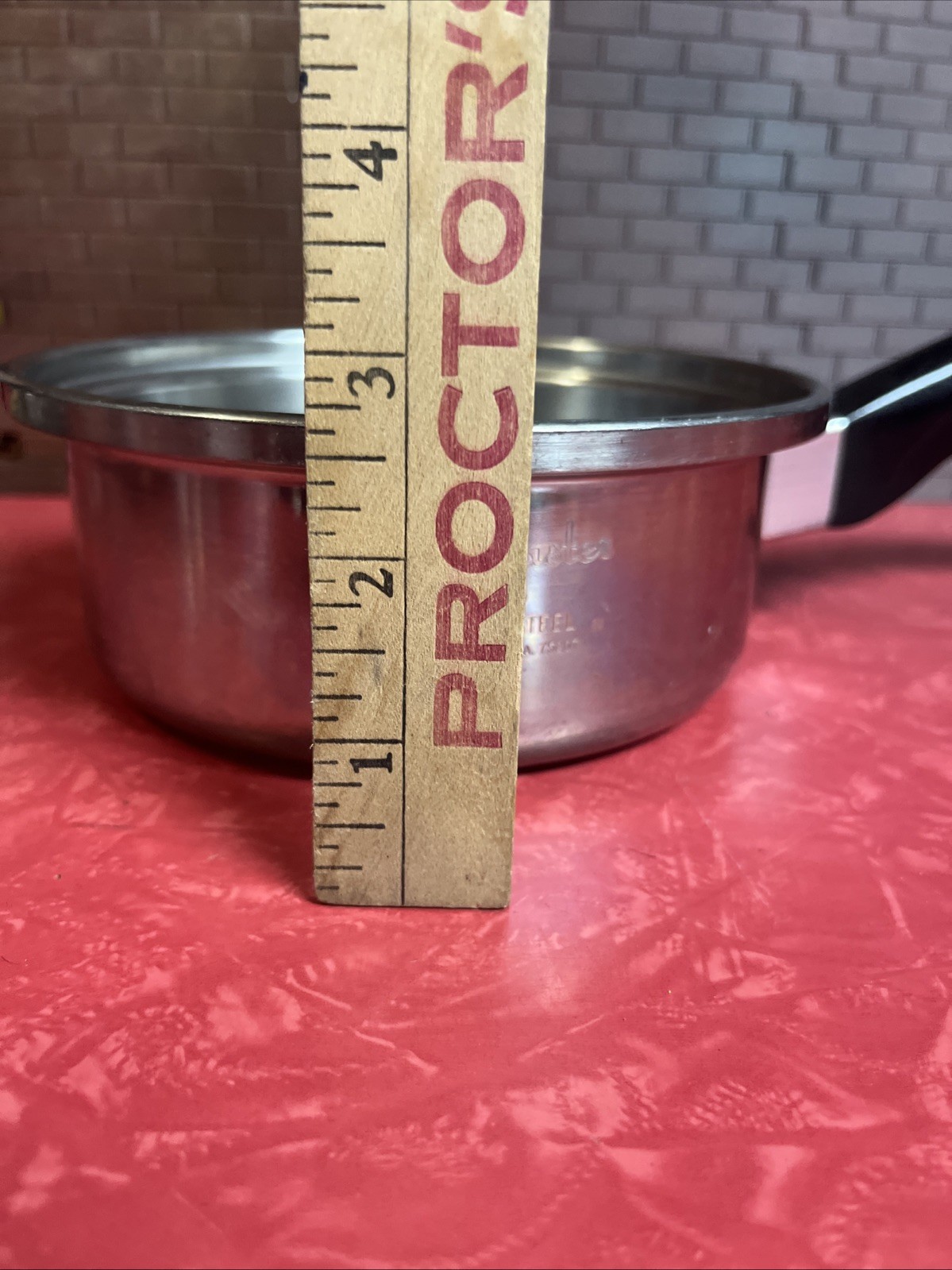 Saladmaster Stainless Saucepan 1.5 Quart No Lid USA T304S 6 Inch x 2.5 Inch