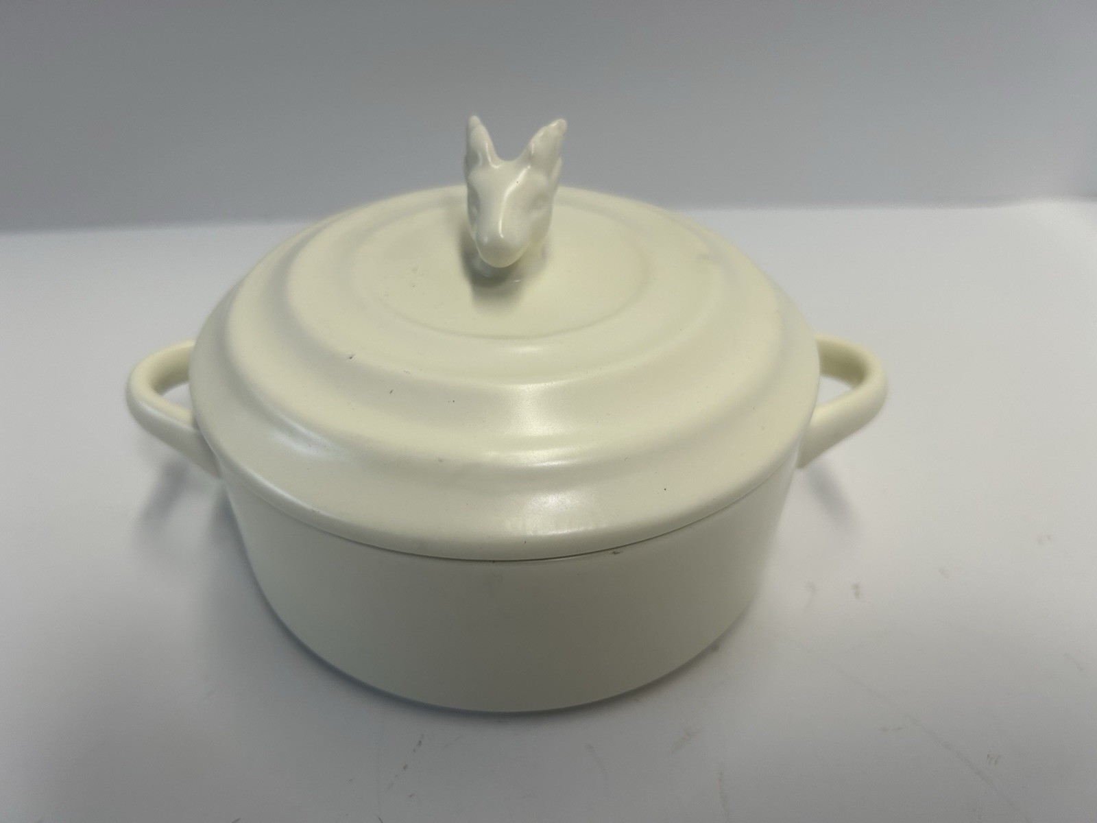 Wildly Delicious Petite Maison Brie Baker, a small ceramic casserole dish
