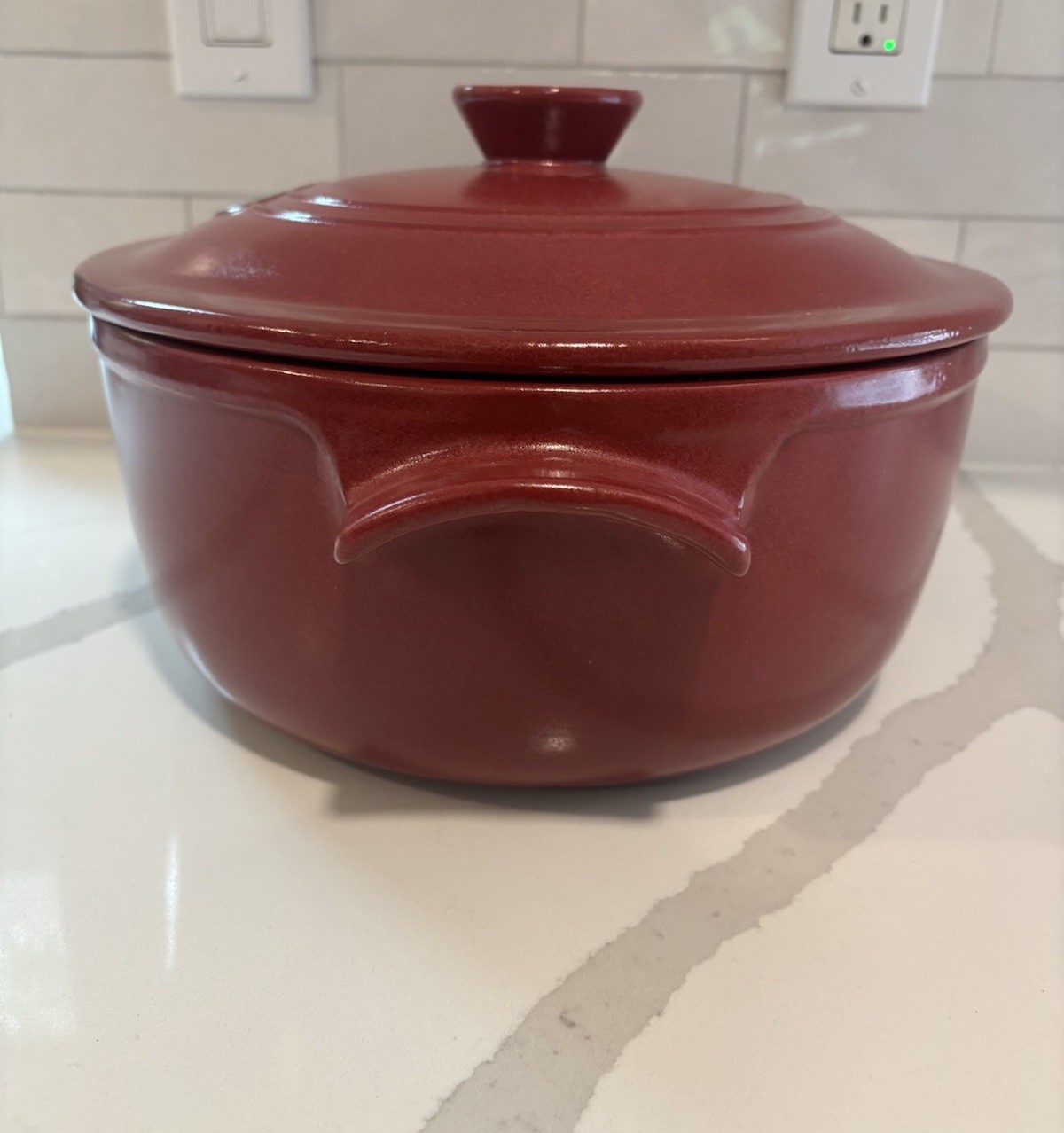 Emile Henry Red 5.5 qt Dutch Oven