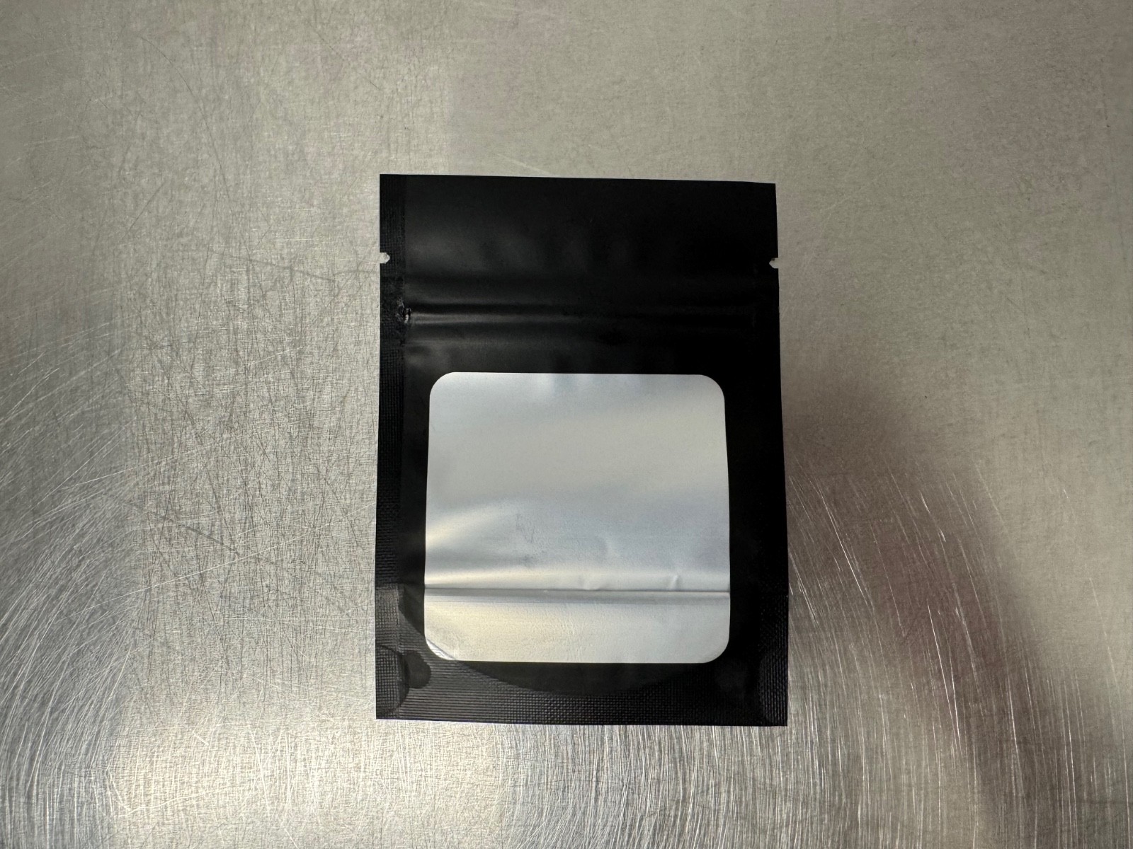 Smell Proof Mylar Resealable Foil Pouch Bags 3×4 Inches (Matte Black – 100 pack)
