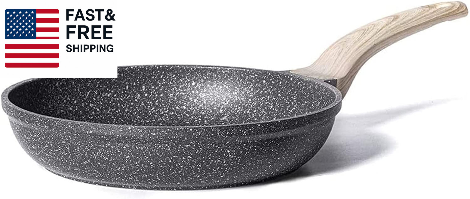 Nonstick Frying Pan Skillet,Non Stick Granite Fry Pan Egg Pan Omelet Pans, Stone